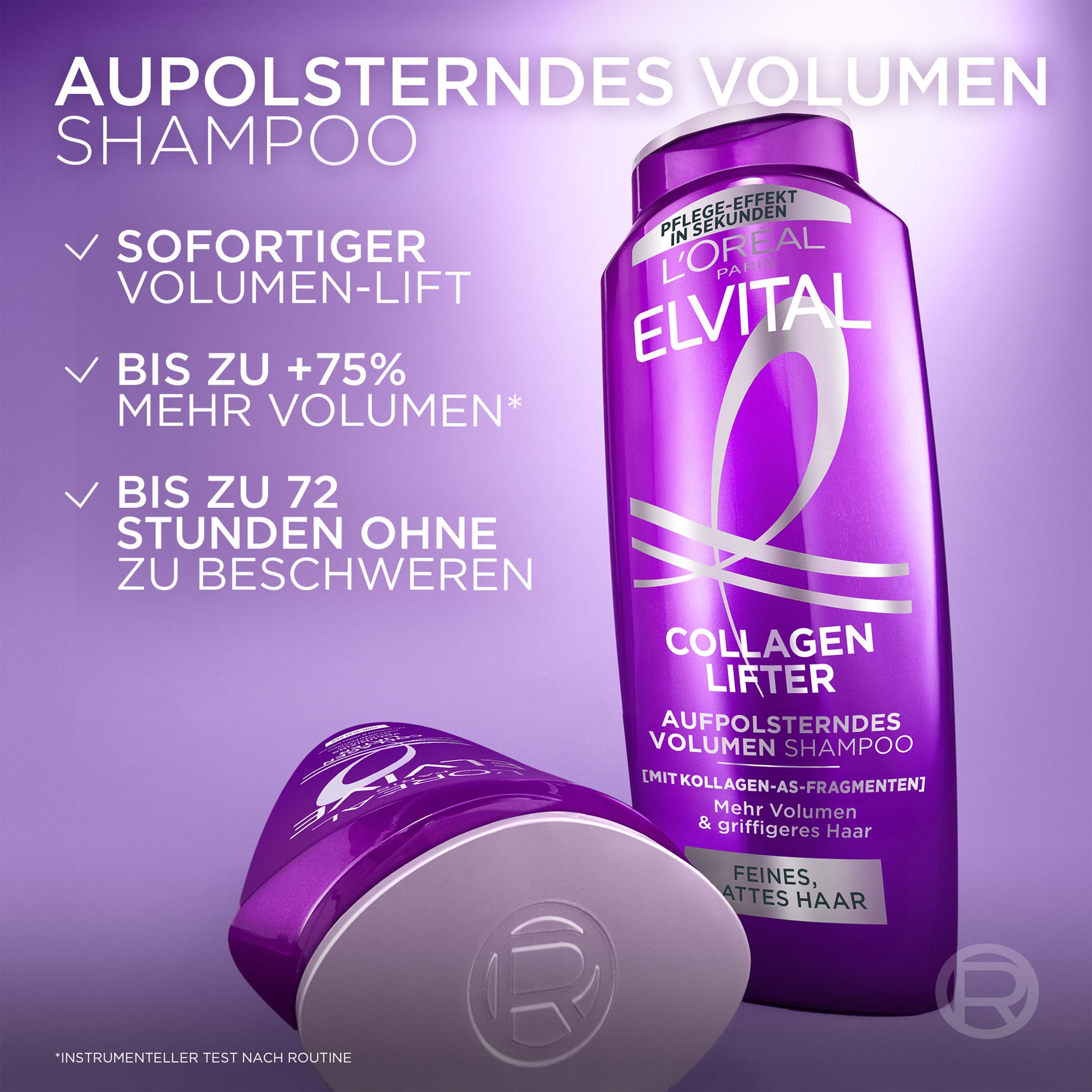 L'ORÉAL PARIS Haarshampoo »L'Oréal Paris Elvital Collagen Lifter Shampoo 6er Packung«