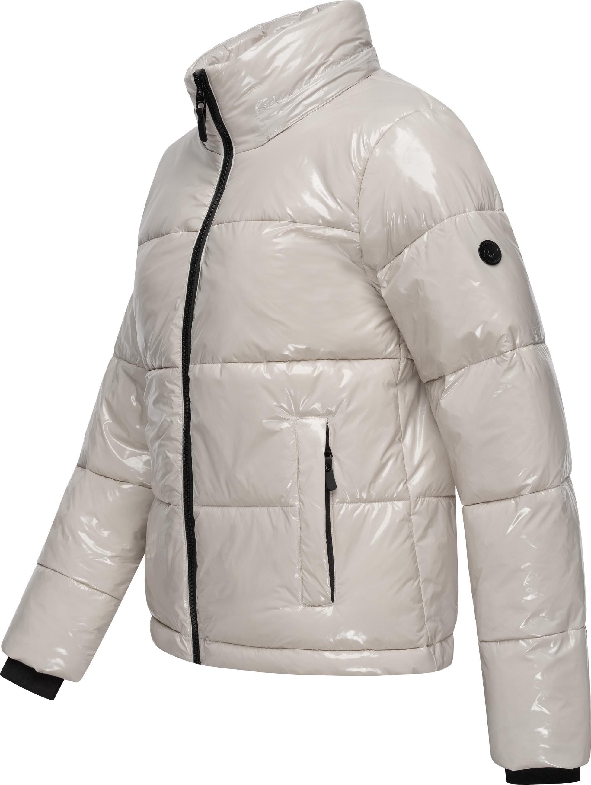 Ragwear Steppjacke »Roobie«, mit Kapuze, super stylische, gänzende Damen Winterjacke