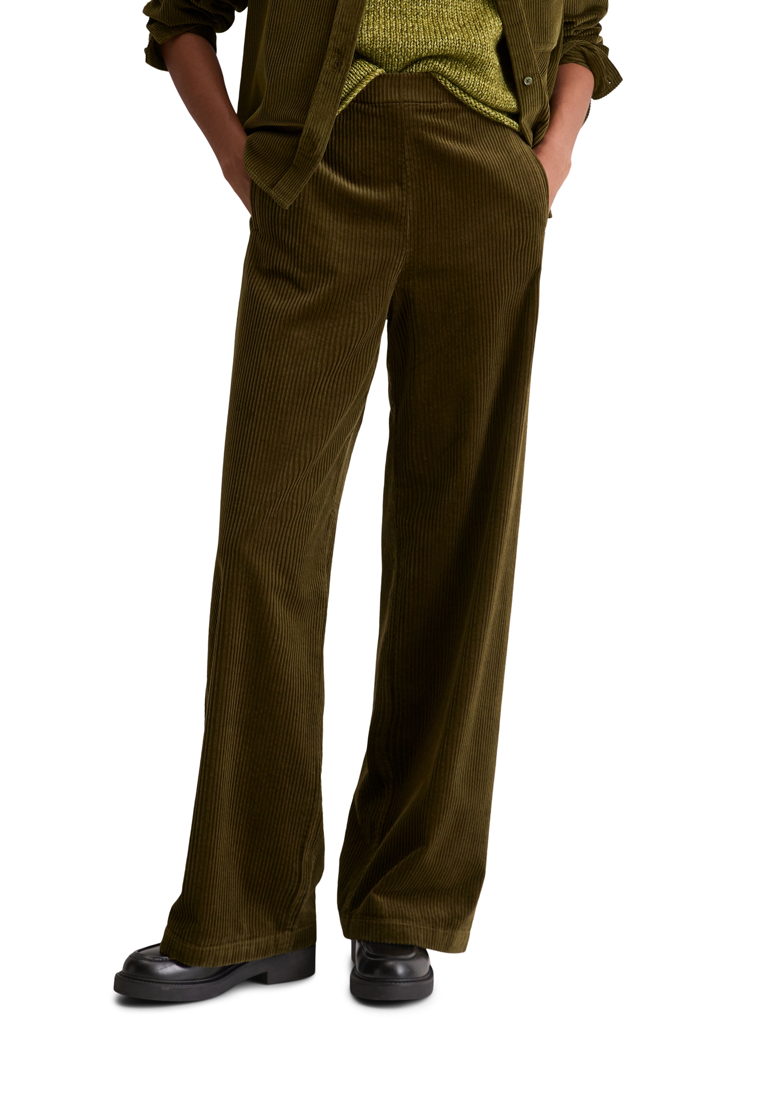 Marc OPolo Cordhose, relaxed fit, aus reinem Organic Cotton, aus Breitcord günstig online kaufen