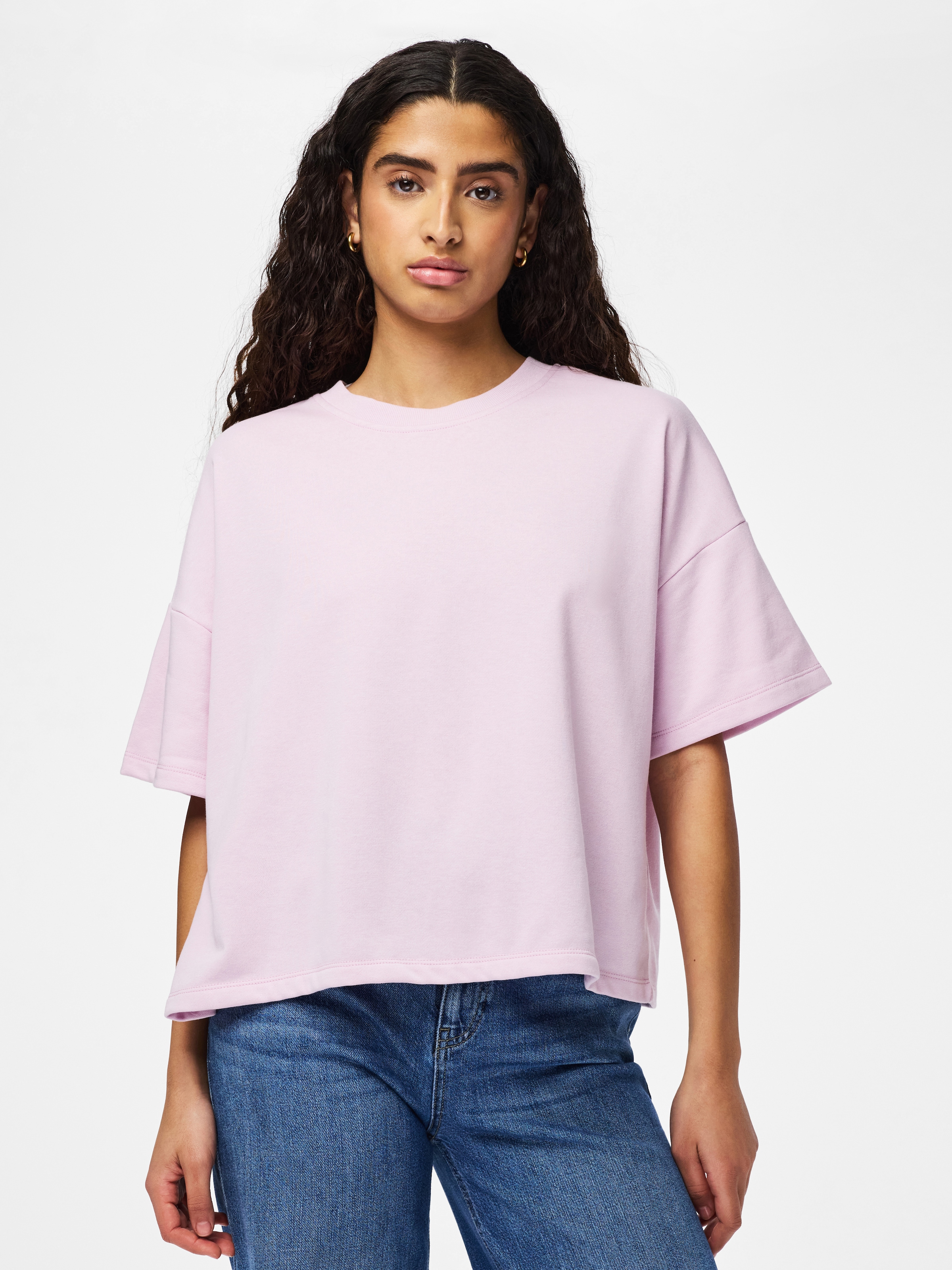 pieces Sweatshirt »PCCHILLI SUMMER 2/4 LOOSE SWEAT NOOS BC«
