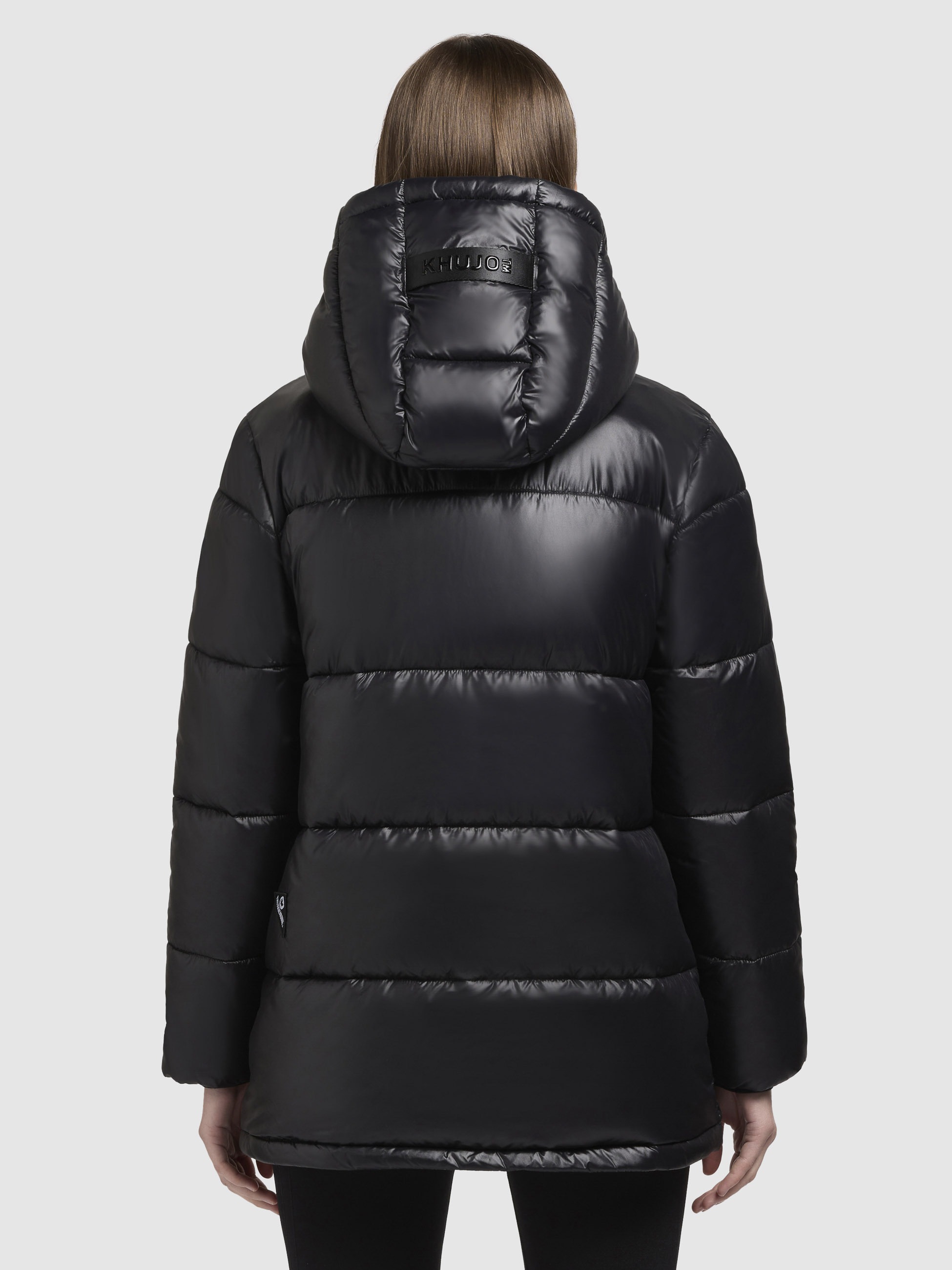 khujo Steppjacke »WORD3 SATIN«, mit Kapuze