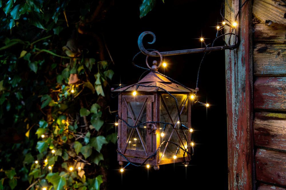 KONSTSMIDE LED-Lichterkette »Weihnachtsdeko aussen« gefrostet, 120 warm weiße Dioden