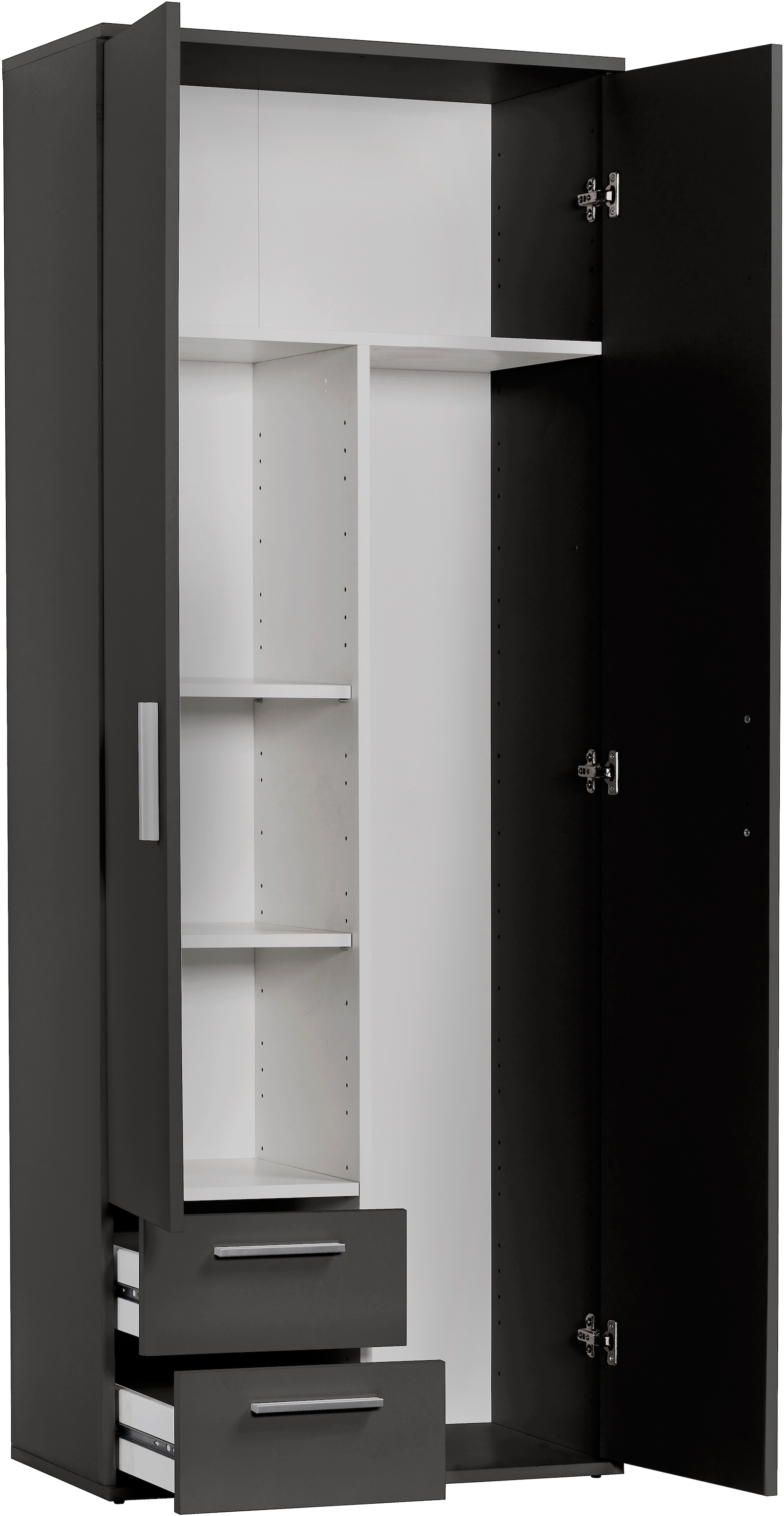 Procontour Mehrzweckschrank »Schrank Clara TOPSELLER!«, (OTTOs Choice), Höhe 167cm mit variabel verstellbaren Einlegeböden