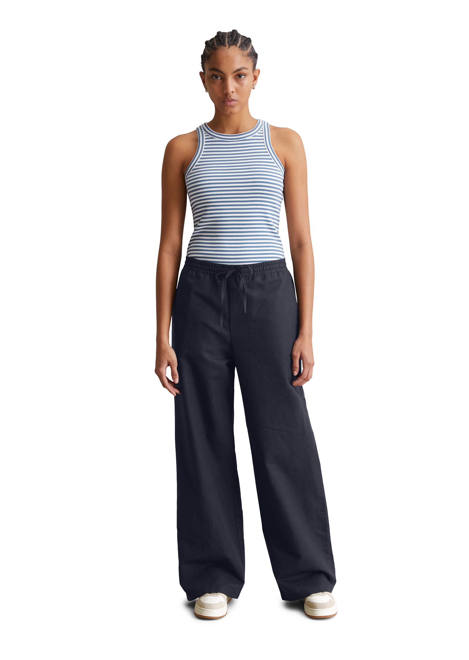 Marc O'Polo DENIM Chinohose »aus Baumwolle-Leinen-Mix«