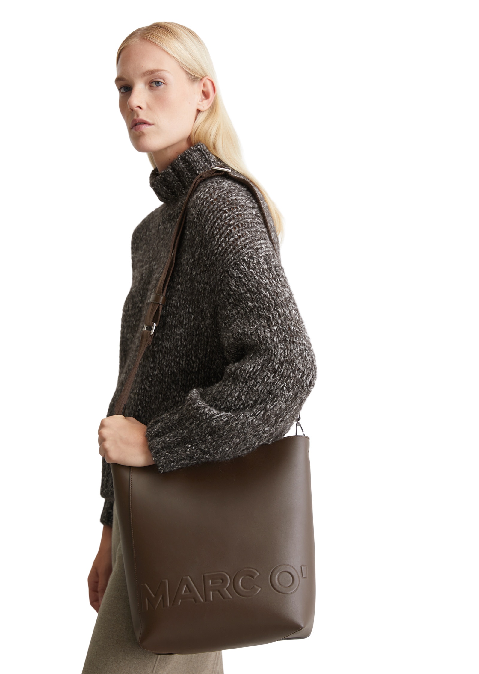 Marc O'Polo Shopper »aus einer Lederalternative aus recyceltem Polyester«