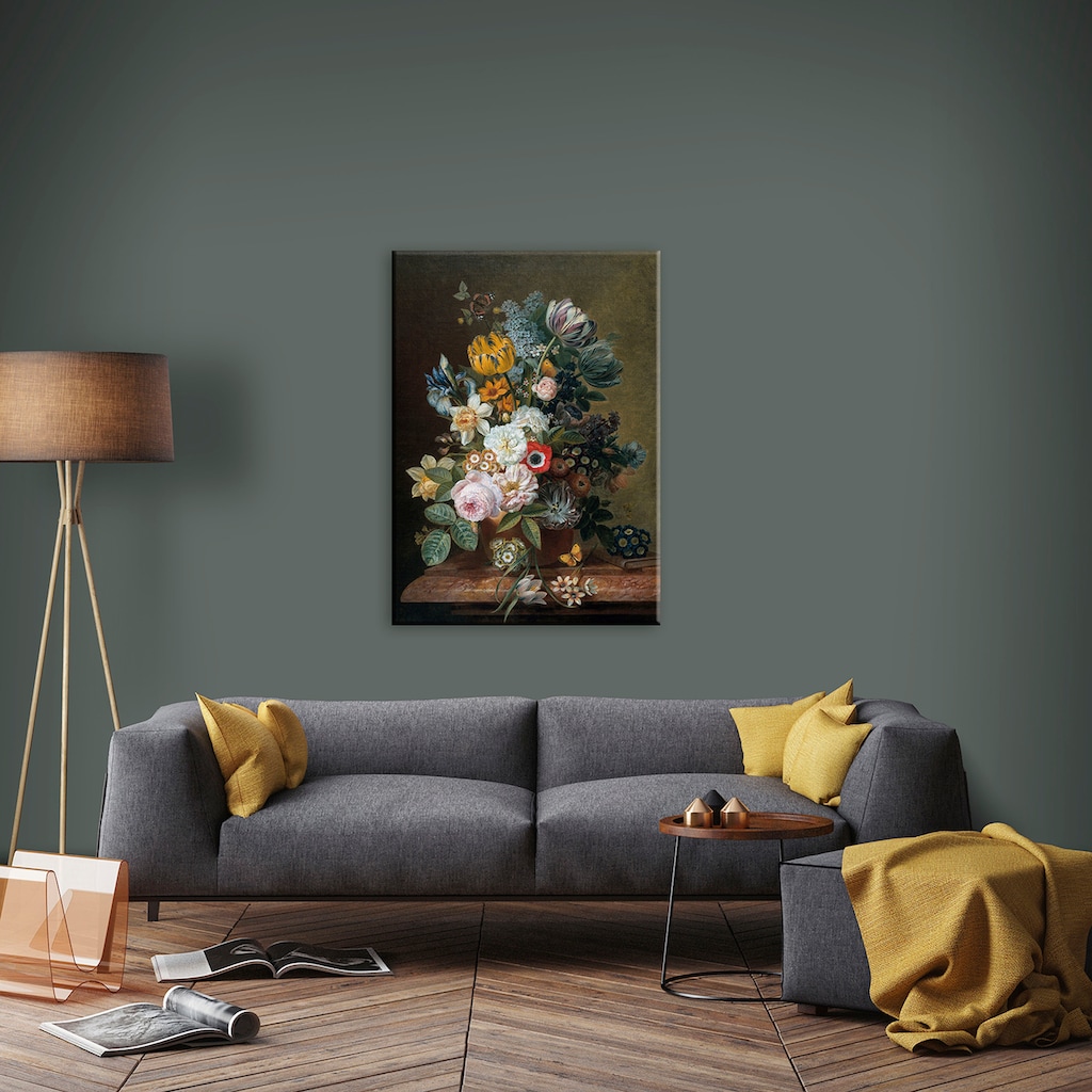 Art for the home Leinwandbild »Stillleben Blumen«, Blumen