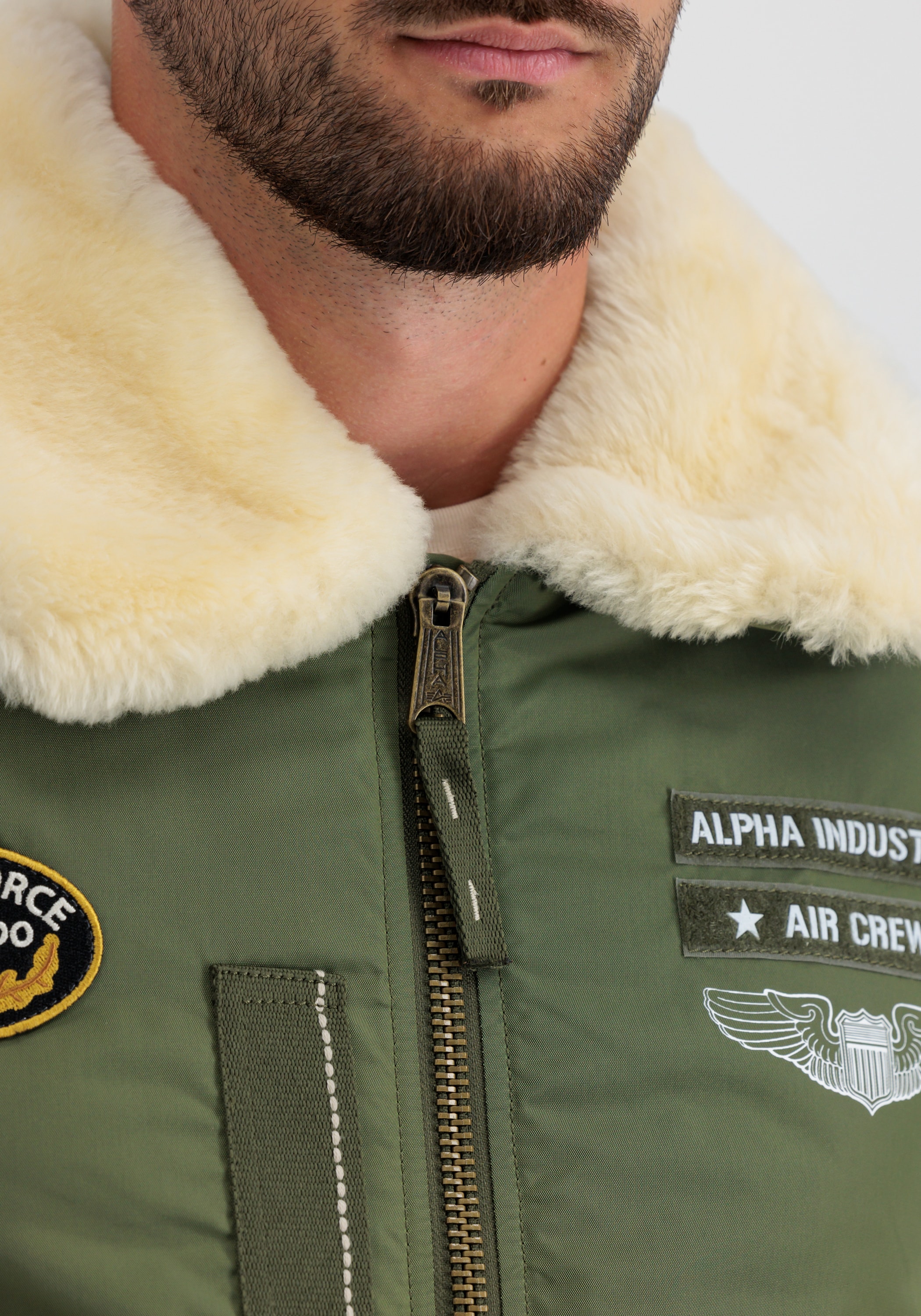 Alpha Industries Bomberjacke »Alpha Industries Men - Bomber Jackets Injector III Air Force«