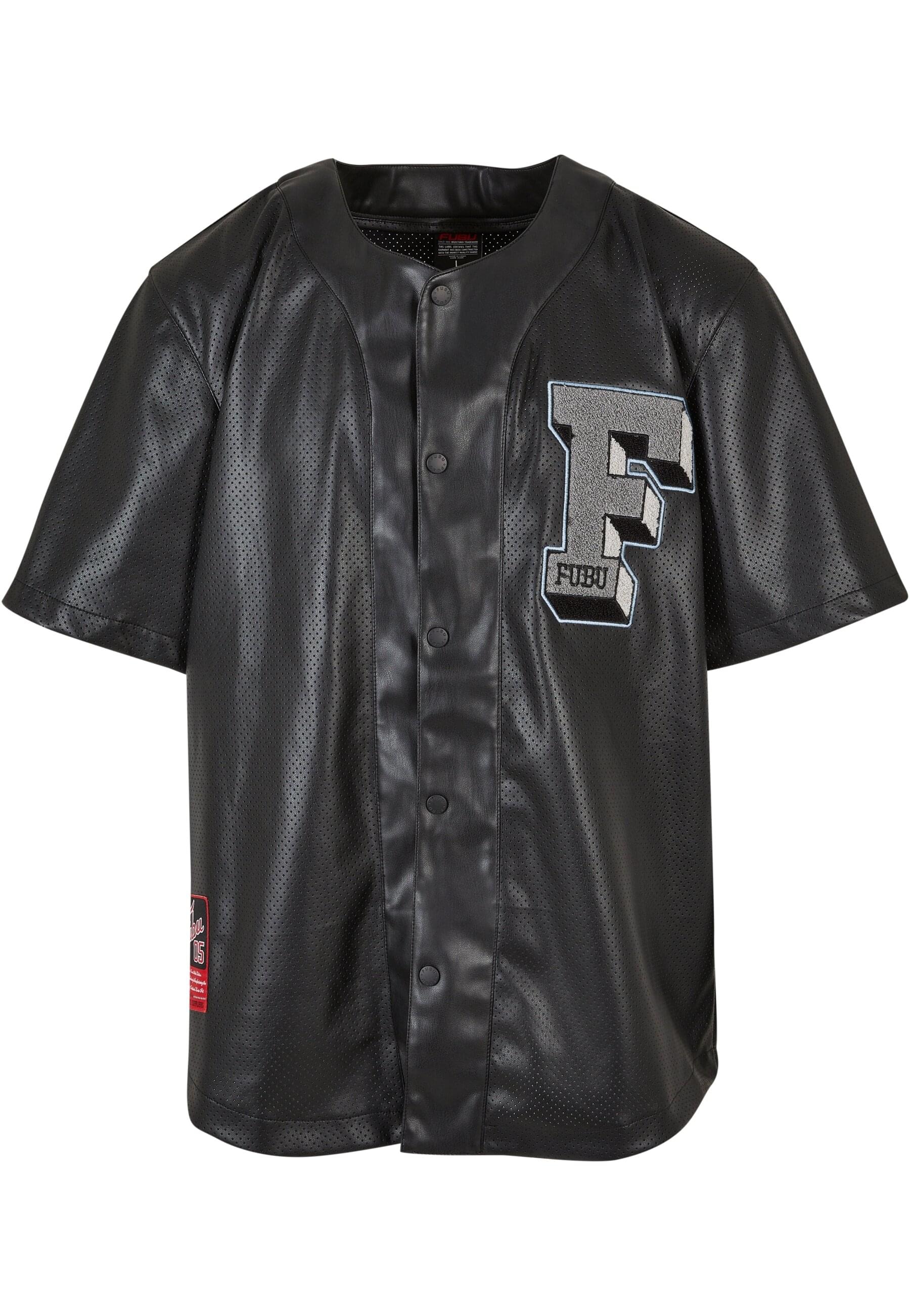 T-Shirt »Fubu Herren College Leather Baseball Jersey«