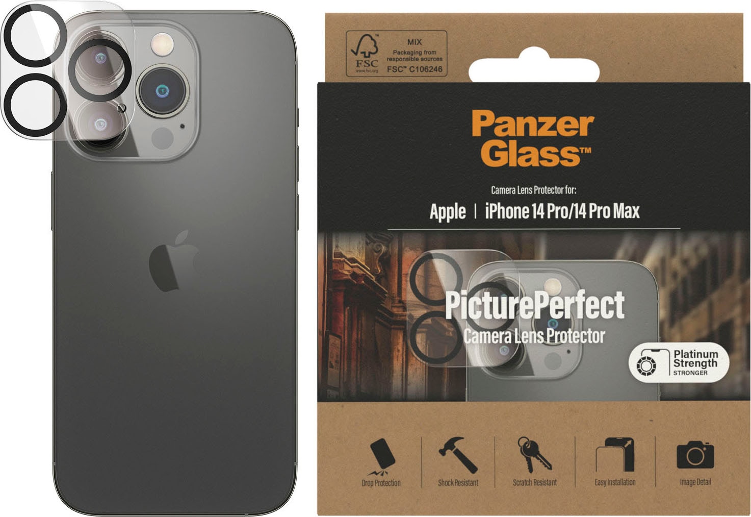 PanzerGlass Kameraschutzglas »Camera Protector - i...