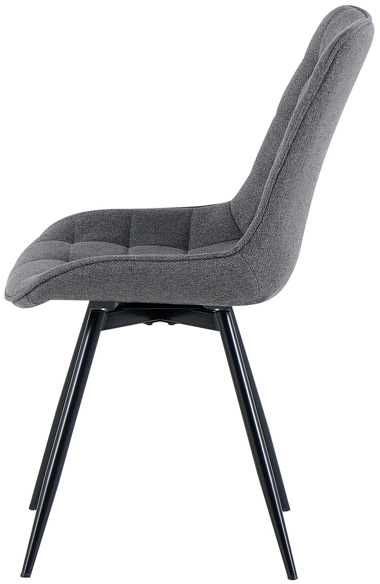 OTTO home Esszimmerstuhl »Catania« (Set) 2 Stk.bequemer Stuhl, 360 Grad drehbar in verschiedenen Stoffen und Farben.