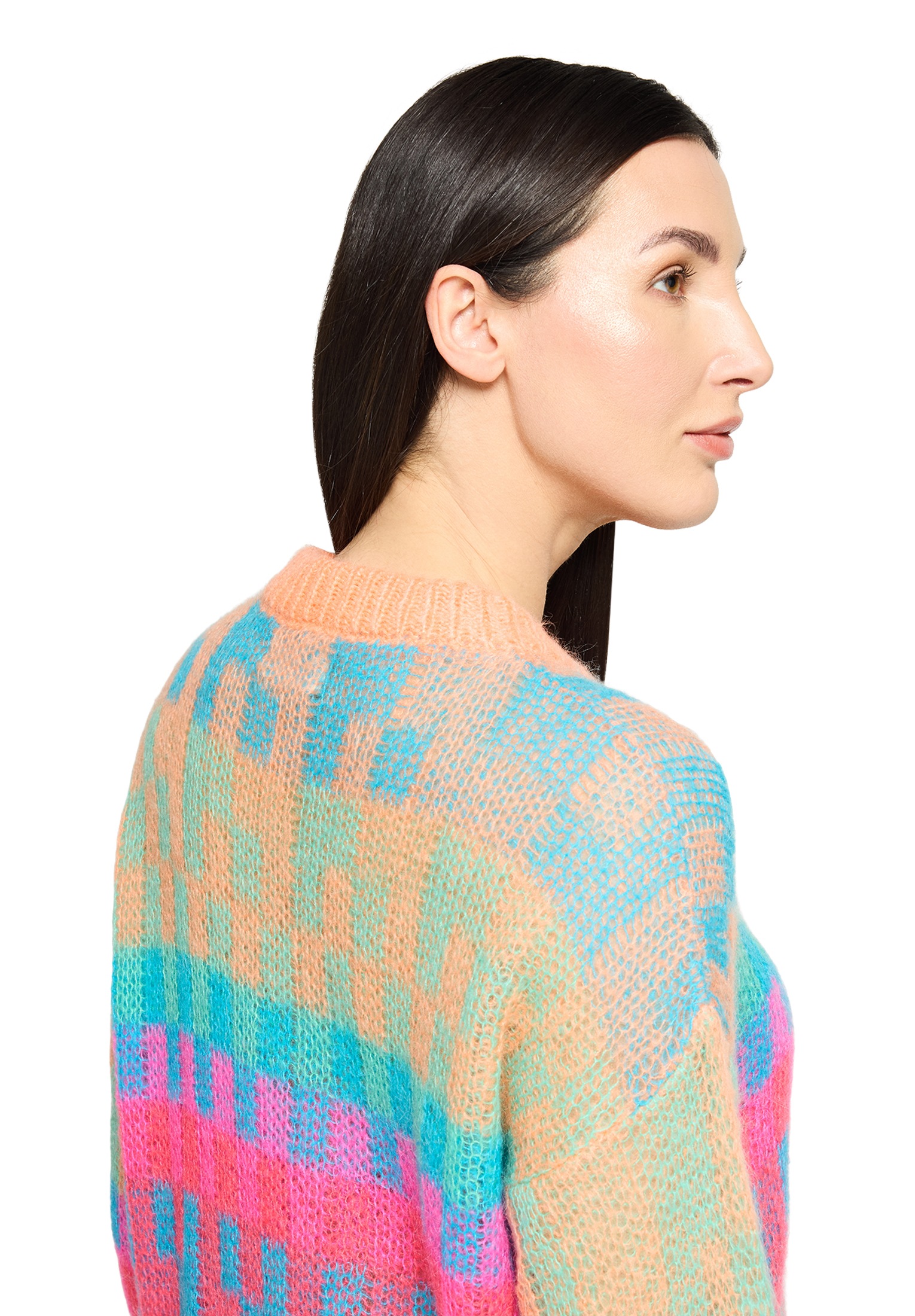 Cartoon Strickpullover »Damen mit Rundhalsausschnitt« 1 tlg.