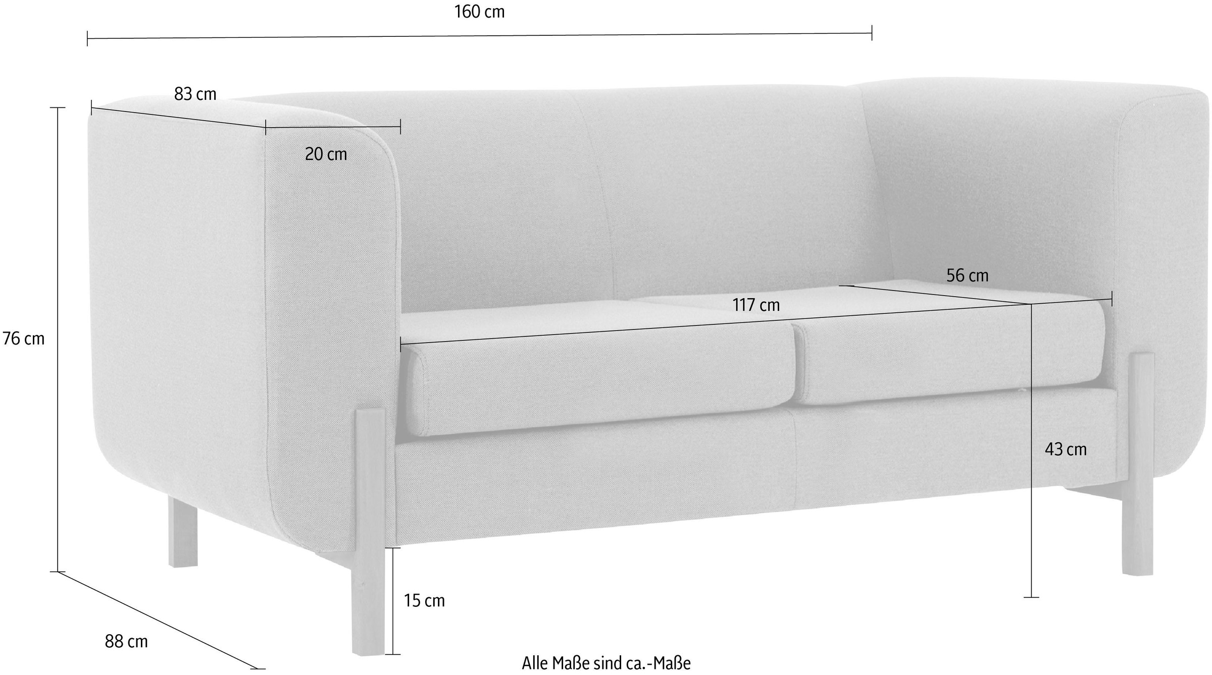 INOSIGN 2-Sitzer »Gaut«, 2-Sitzer
