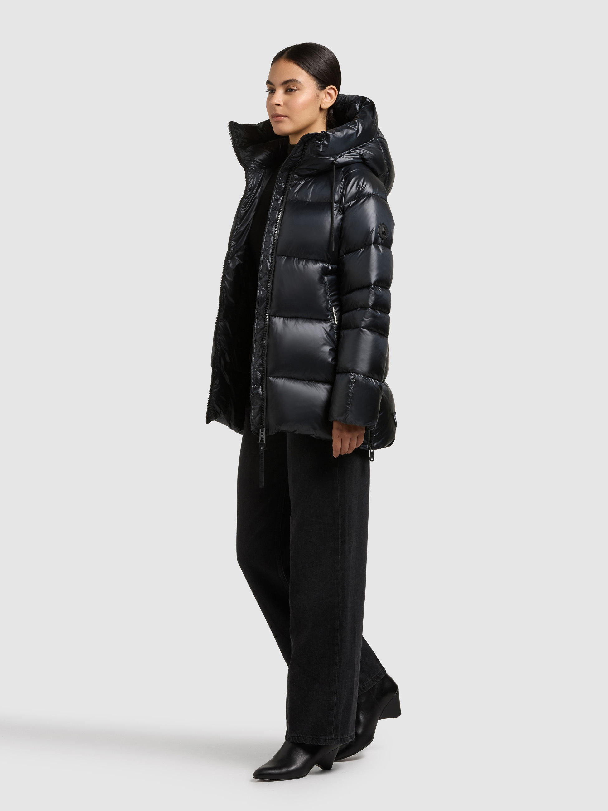 khujo Steppjacke »CARA« mit Kapuze