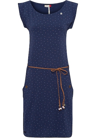 Jerseykleid »TAGG DOTS«, (2 tlg., mit Bindegürtel)