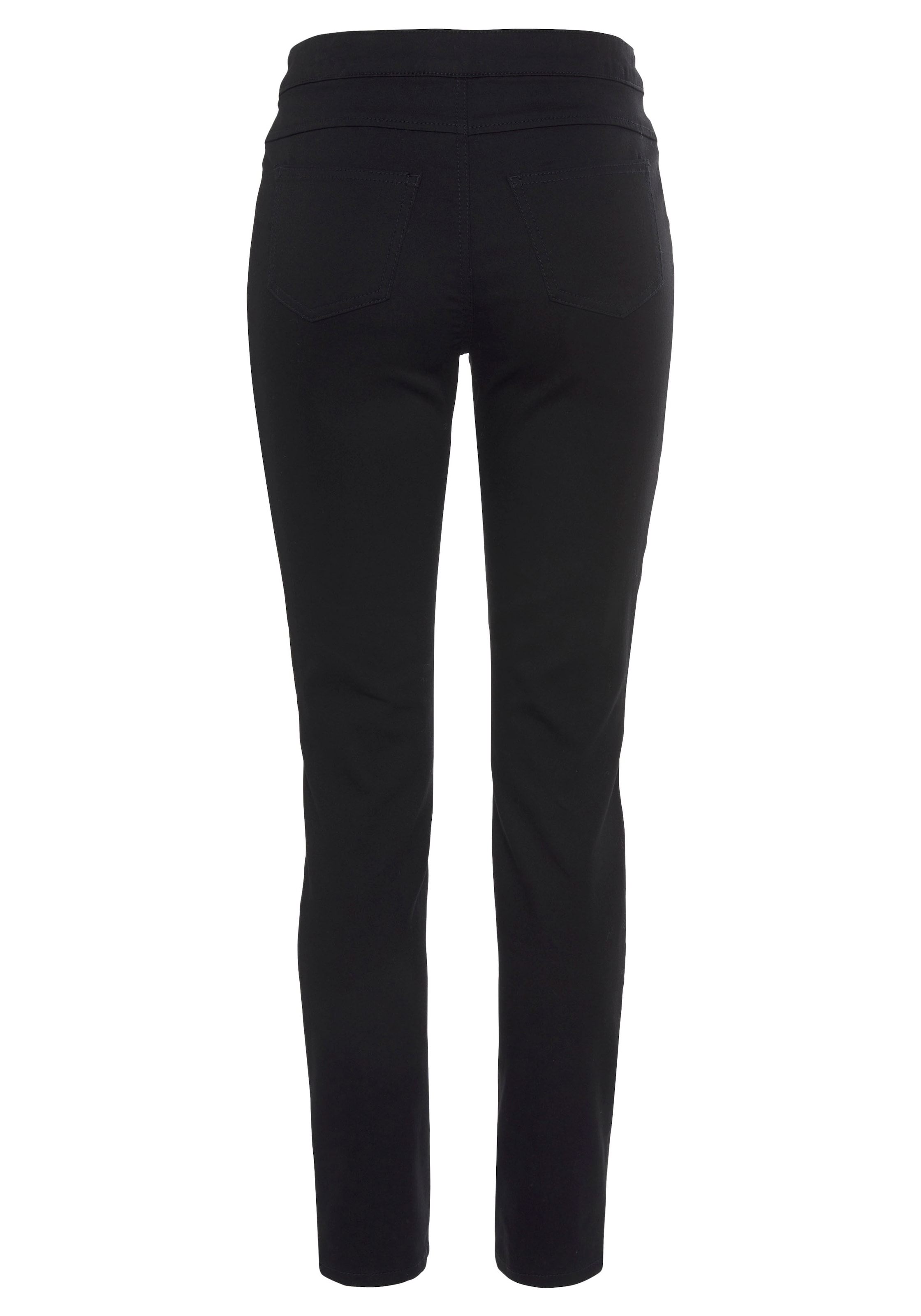 Vivance Jeggings, mit Zipperdetails, elastische Skinny-Jeans, Basic