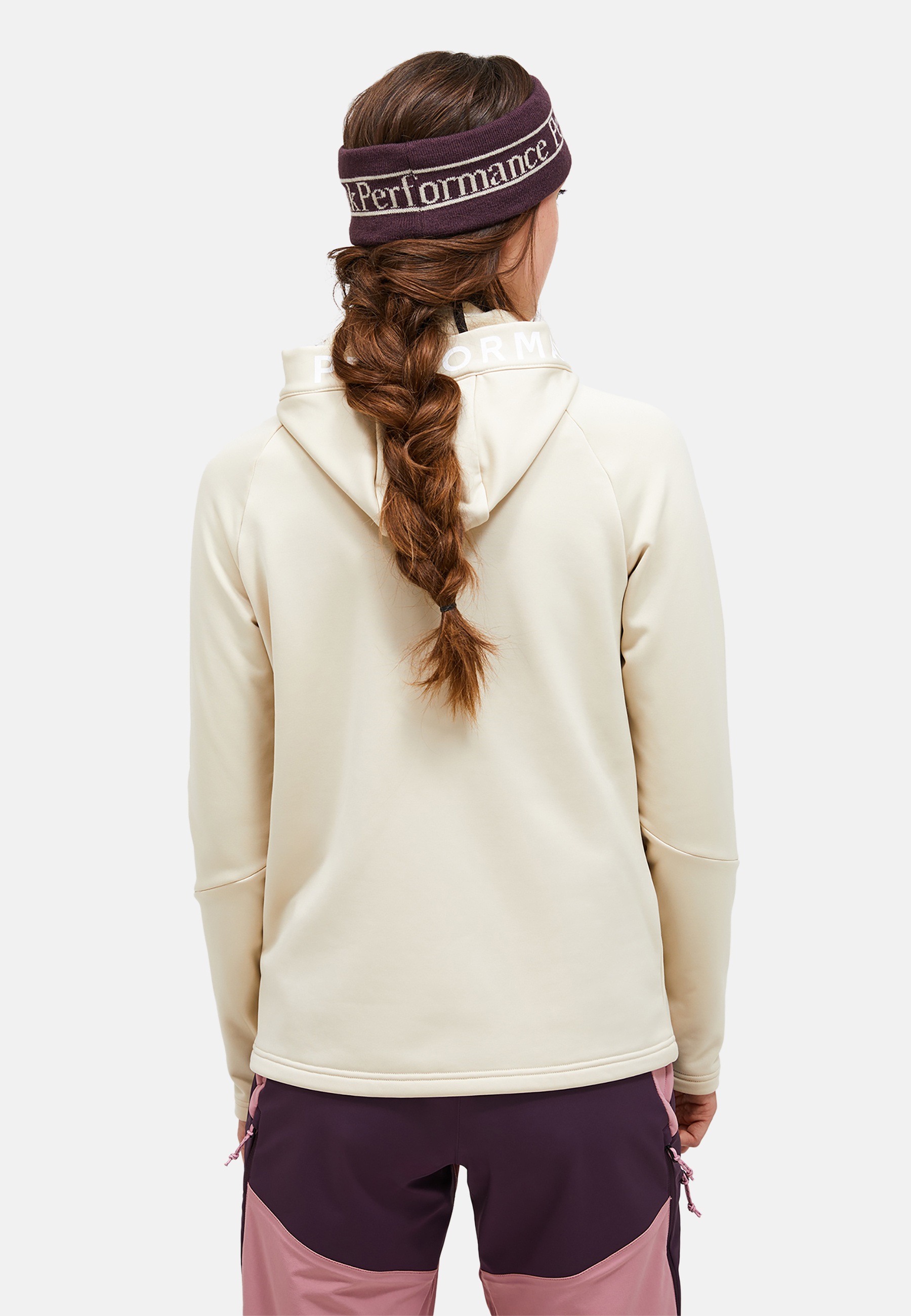 Peak Performance Fleecejacke »W Rider Zip Hood« mit Label-Applikationen