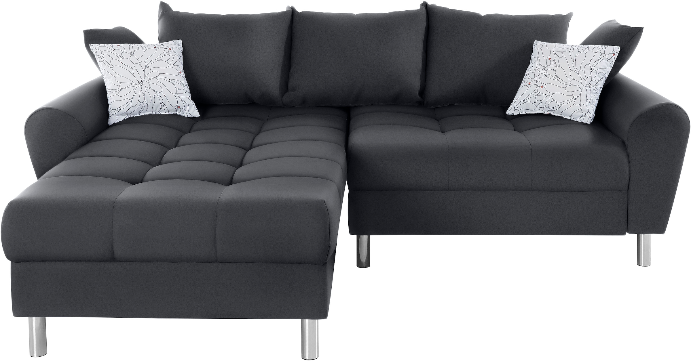 COLLECTION AB Ecksofa »Rada L-Form«, inklusive Hocker, Bettfunktion und Federkern