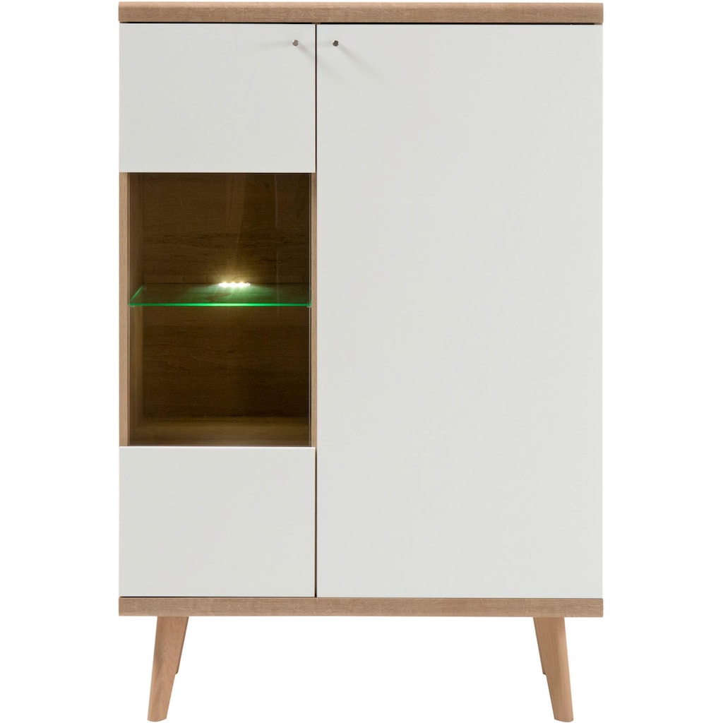 andas Vitrine »Merle«, Scandi Design, Höhe 134 cm