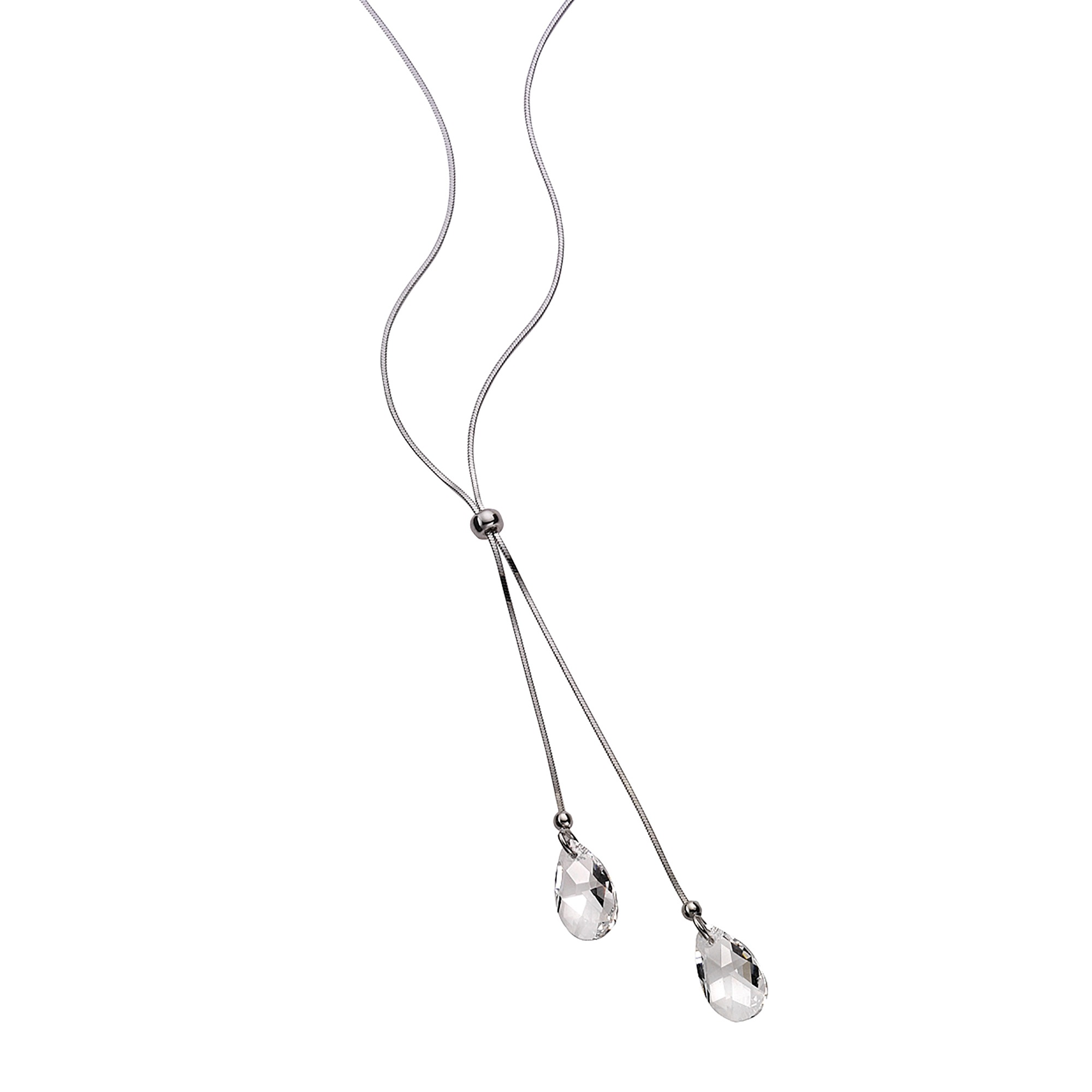 Zeeme Collierkettchen »925/- Sterling Silber Swarovski Kristalle«