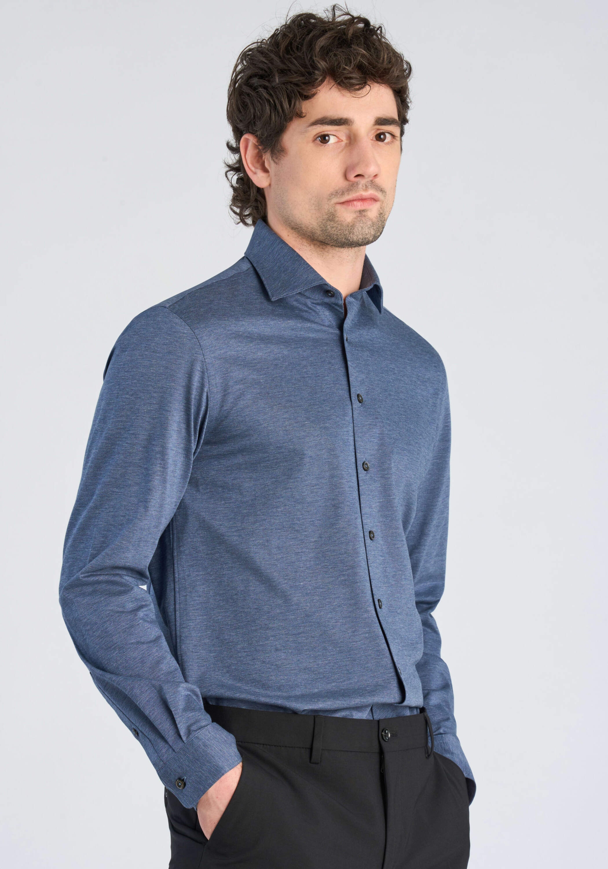 LINDBERGH "Business-Casual-Hemd (Langarm) Relaxed Fit"