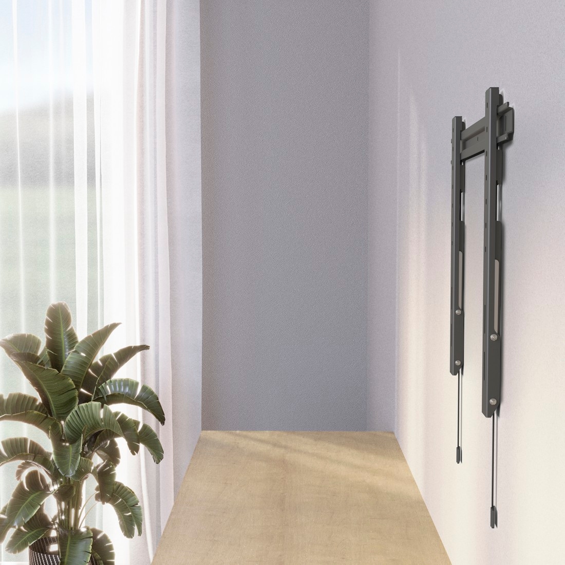 Hama TV-Wandhalterung »Wandhalterung (TILT "Ultraslim",37" - 90", VESA 600x400)«, bis 229 cm Zoll