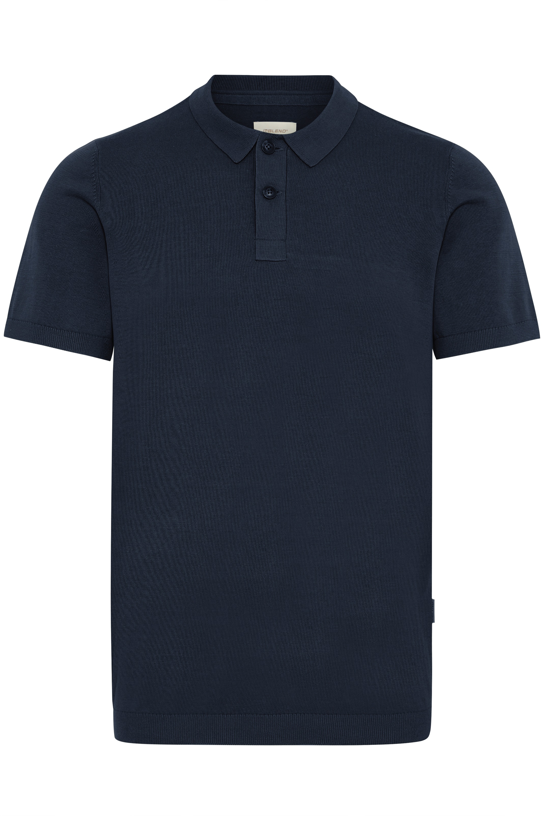 Blend Poloshirt »BHBRAY KNIT POLO« aus Baumwolle und Strick, Regular Fit, pflegeleicht, mit Markenlabel
