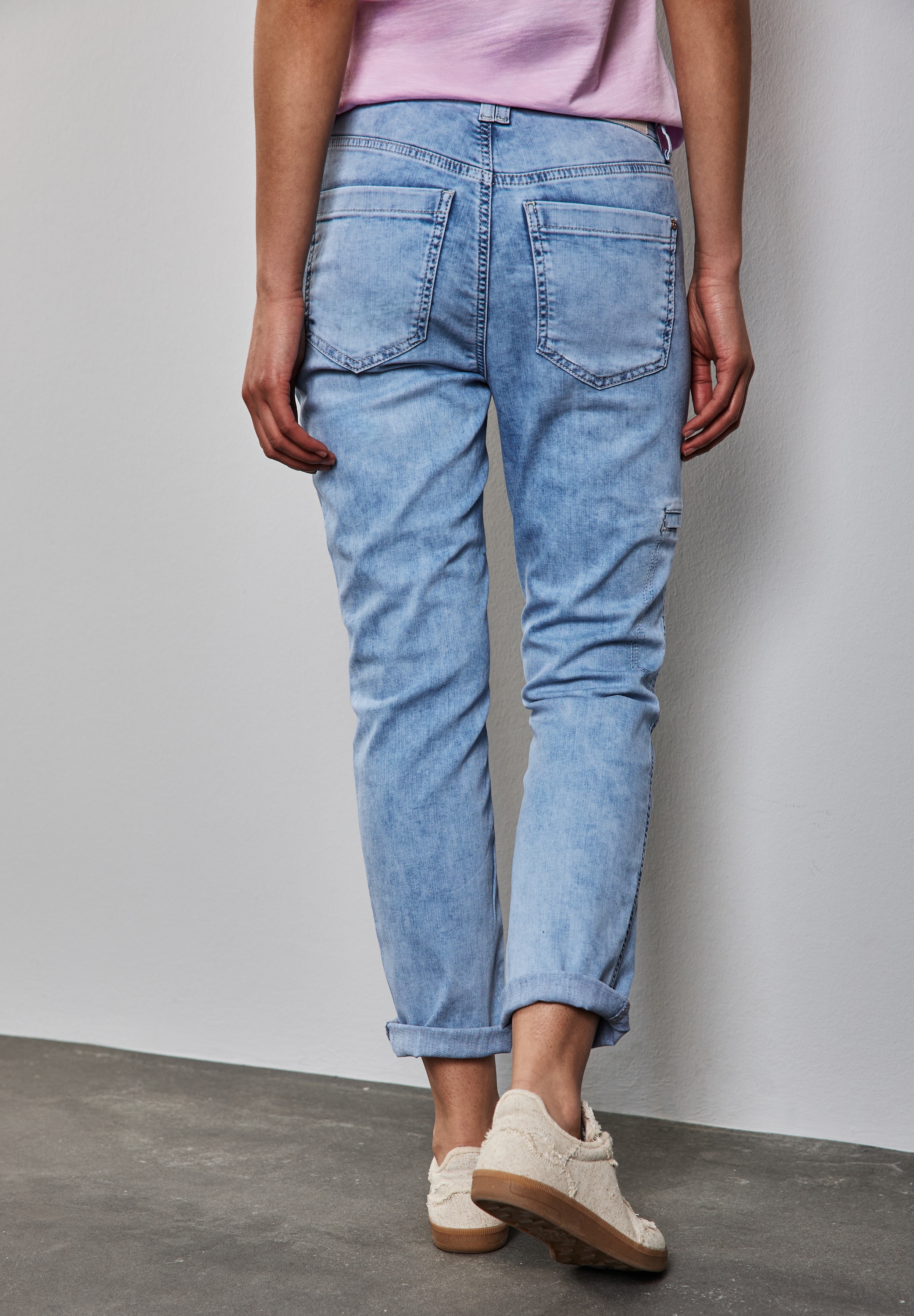 STREET ONE Relax-fit-Jeans, im Cargo-Look
