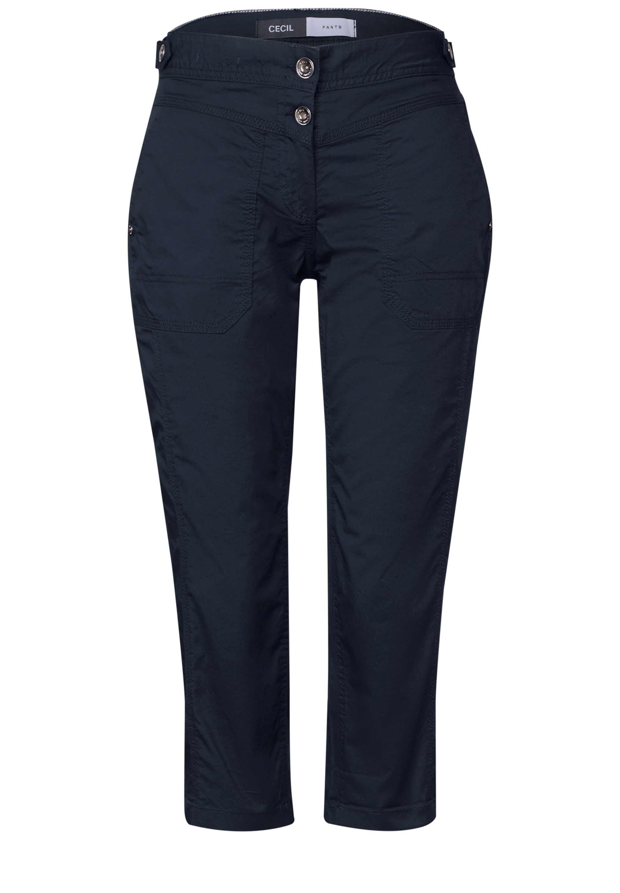 Cecil Caprihose »Style New York«, mit Knopfdetails am Bund