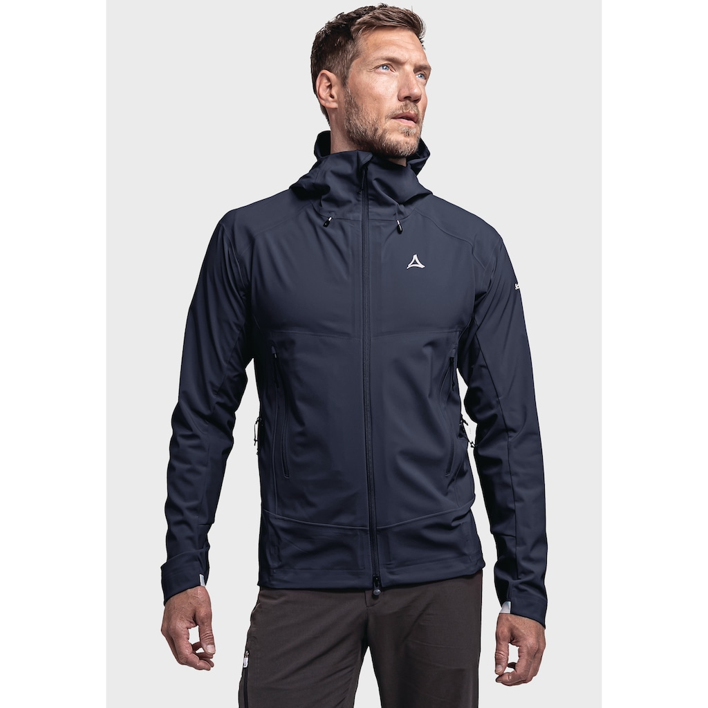 Schöffel Outdoorjacke »Softshell Jkt Mangart M«, mit Kapuze