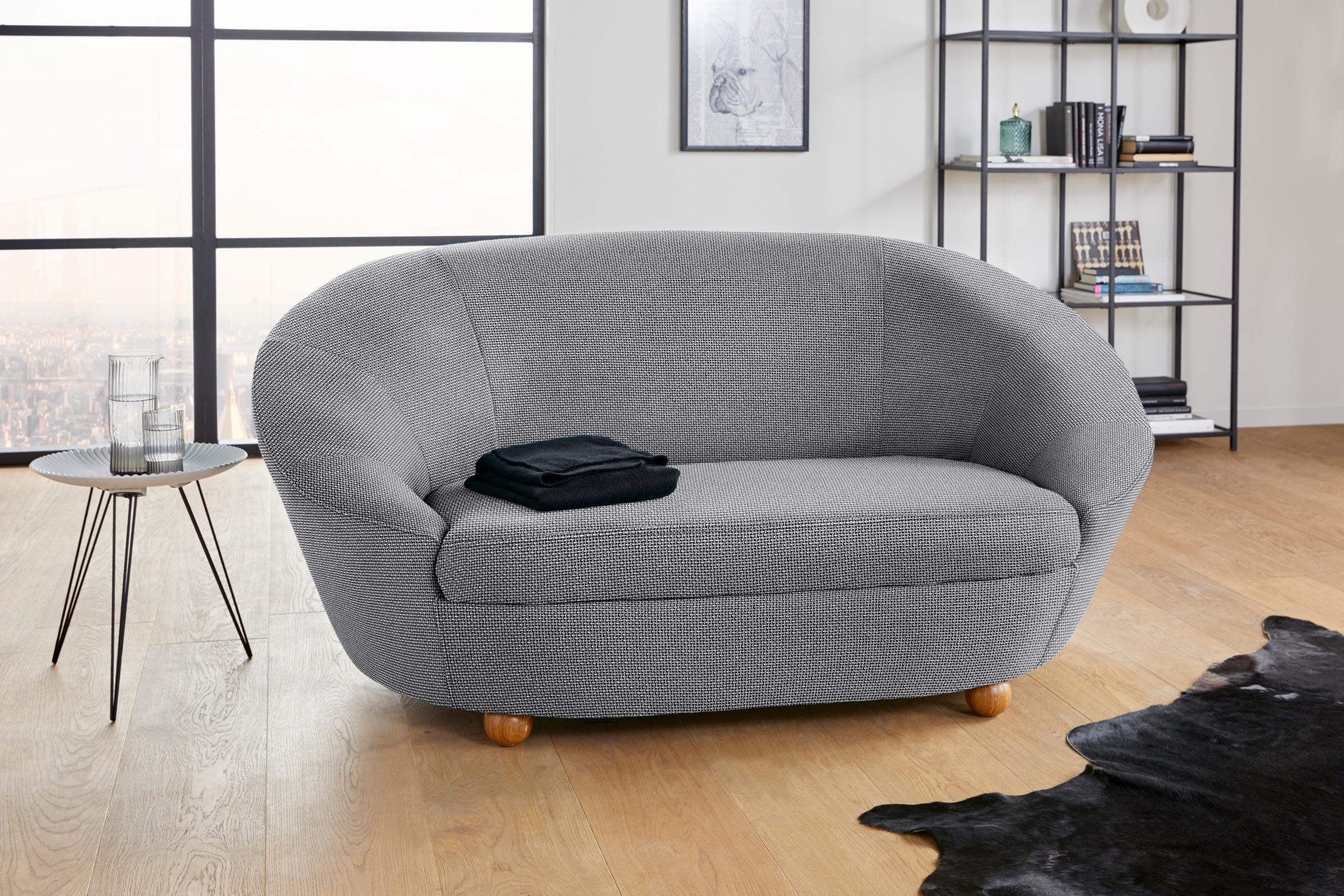 LOOKS by Wolfgang Joop Sofa "LooksIV", Rundsofa, in vielen frischen Farben günstig online kaufen