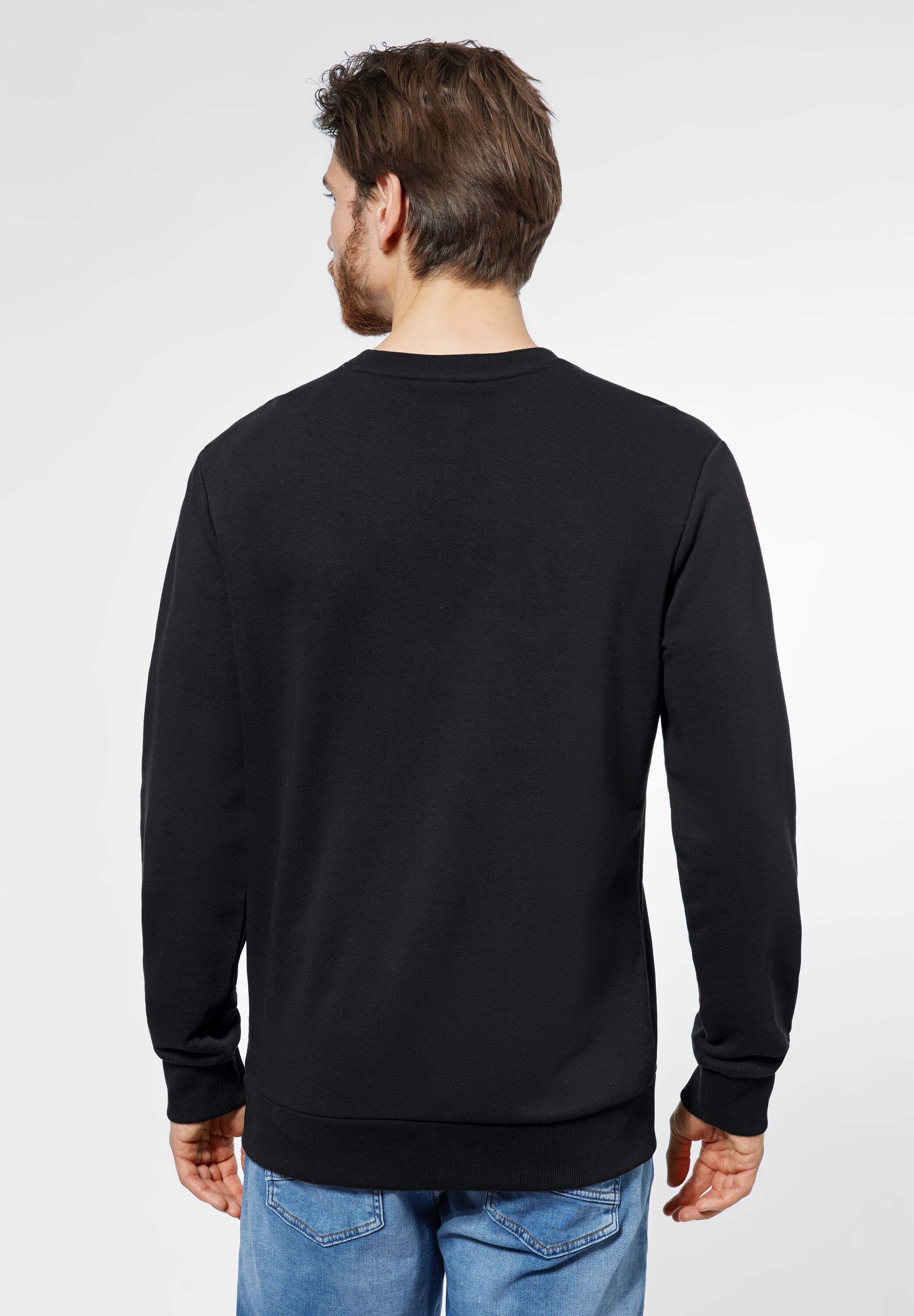 STREET ONE MEN Sweatshirt, mit Wording-Print günstig online kaufen