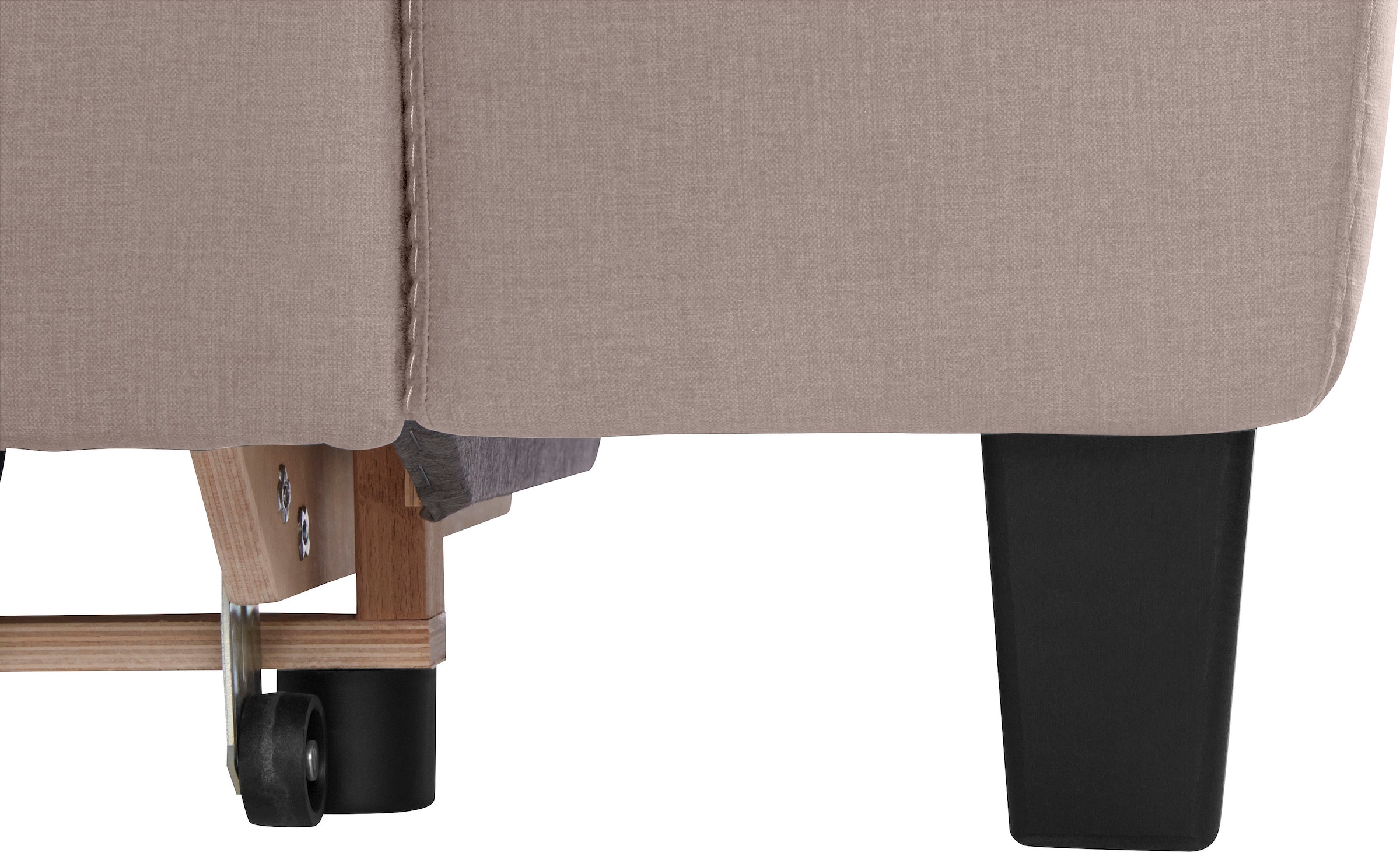 COTTA Ecksofa »Morven L-Form mit Kopfteilverstellung«, wahlweise mit Bettfunktion, Bettkasten & Wireless-Charger