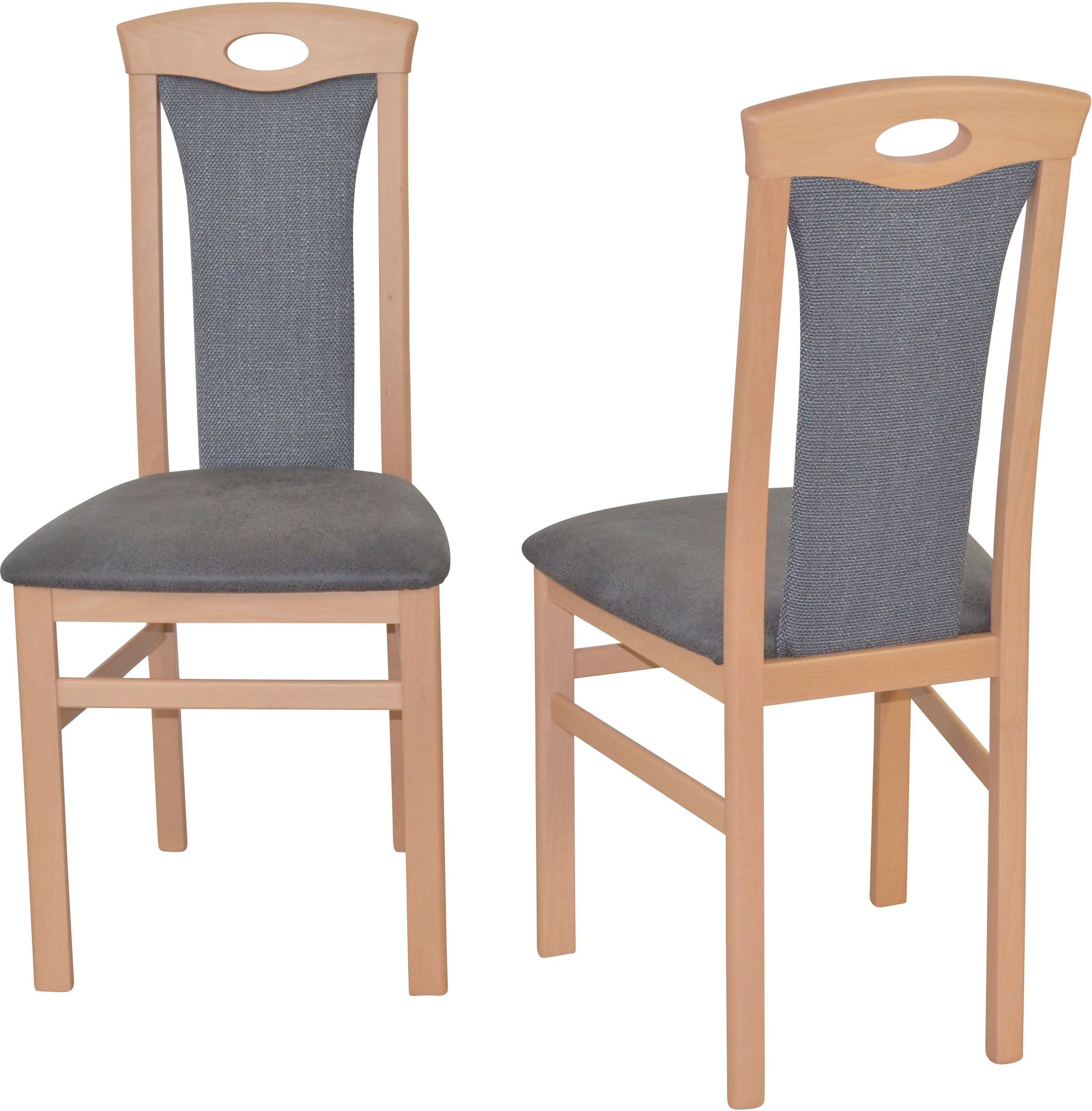 HOFMANN LIVING AND MORE Essgruppe »5tlg. Tischgruppe«, (Spar-Set, 5 tlg., 5tlg. Tischgruppe), Stühle montiert