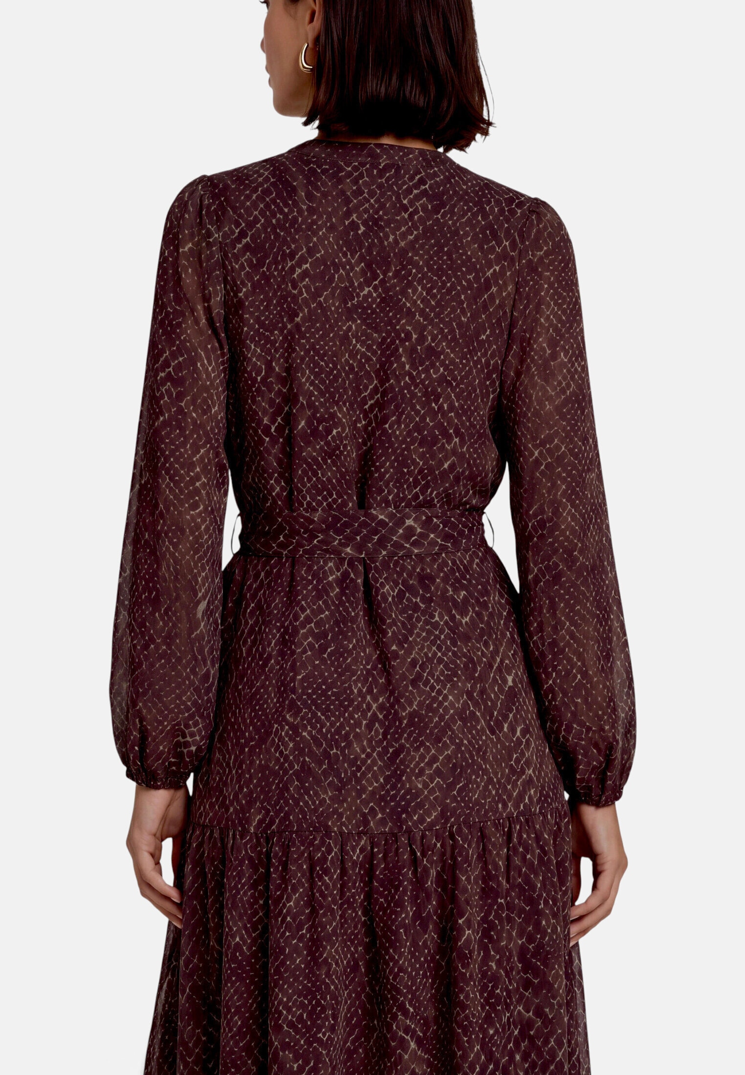 Zero Maxikleid »Damen mit Gürtel« Material