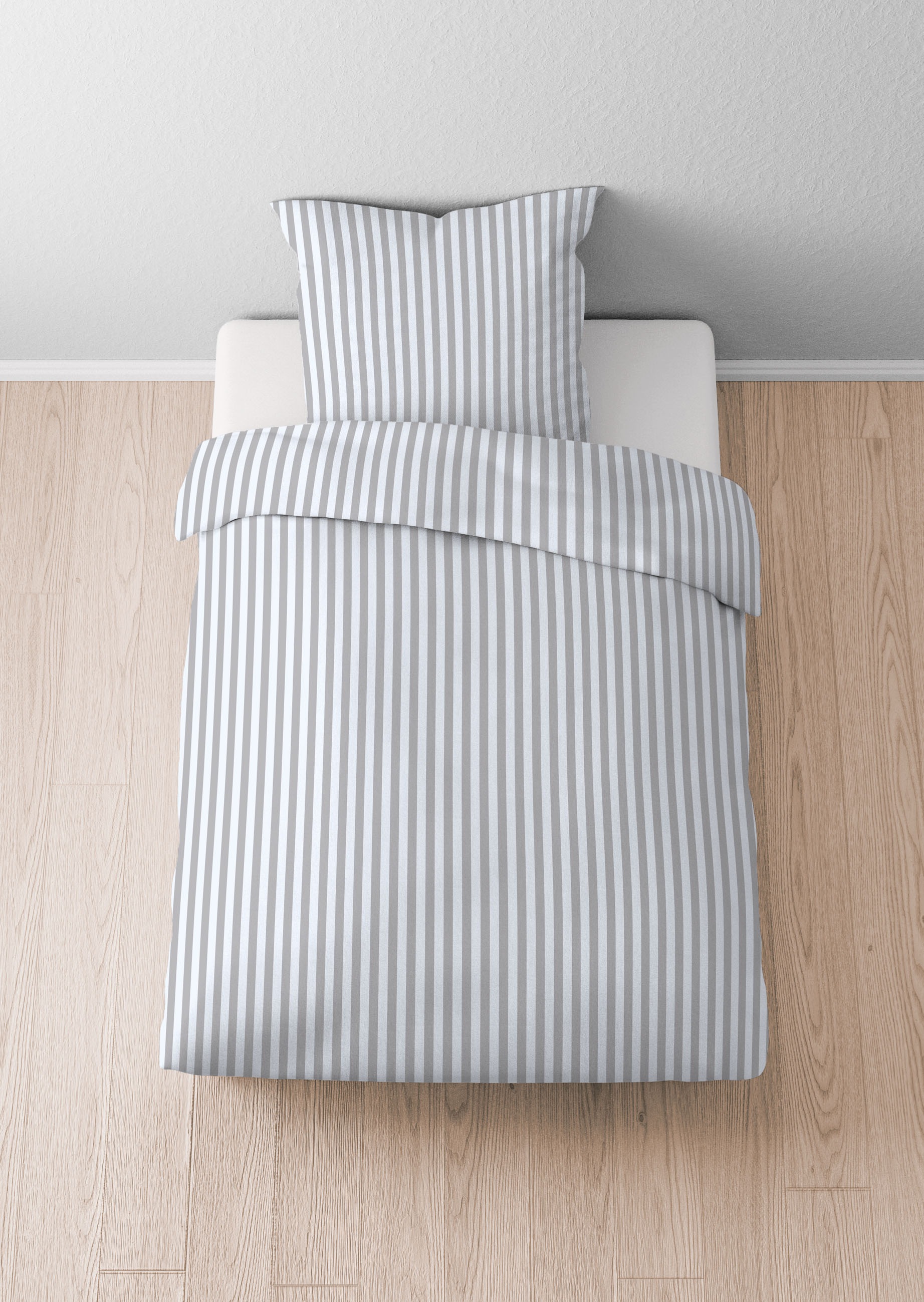 Castell - Markenbettwäsche Bettwäsche "0070731" 2 Stk. bügelfrei, 100 % Bau günstig online kaufen