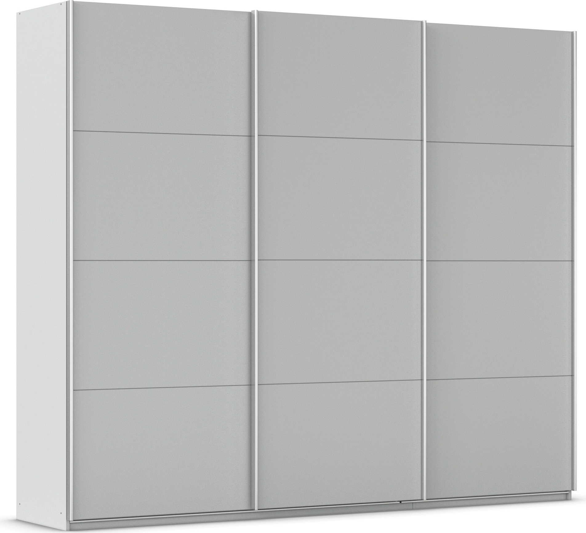 OTTO home Schwebetürenschrank "Kleiderschrank Schrank Garderobe AGORDO mit Dekor- oder Hochglanzfront" Breiten 203/271/315/360 cm in drei Griff-Farben - NEU: Farbe SCHWARZ, in 4 Breiten und 2 Höhen MADE IN GERMANY