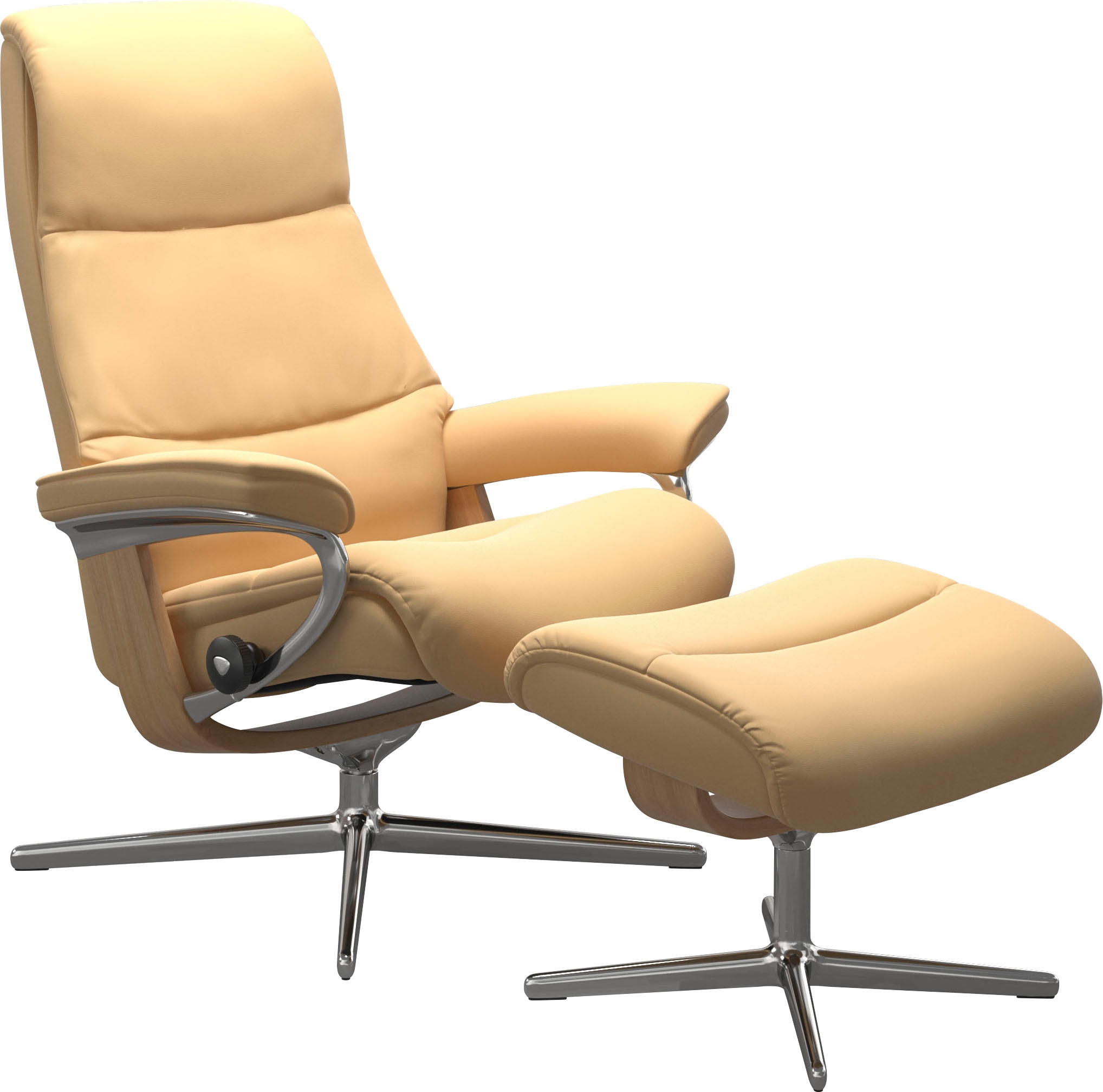 Stressless "View" mit Cross Base, Größe S, M & L, Holzakzent Eiche günstig online kaufen