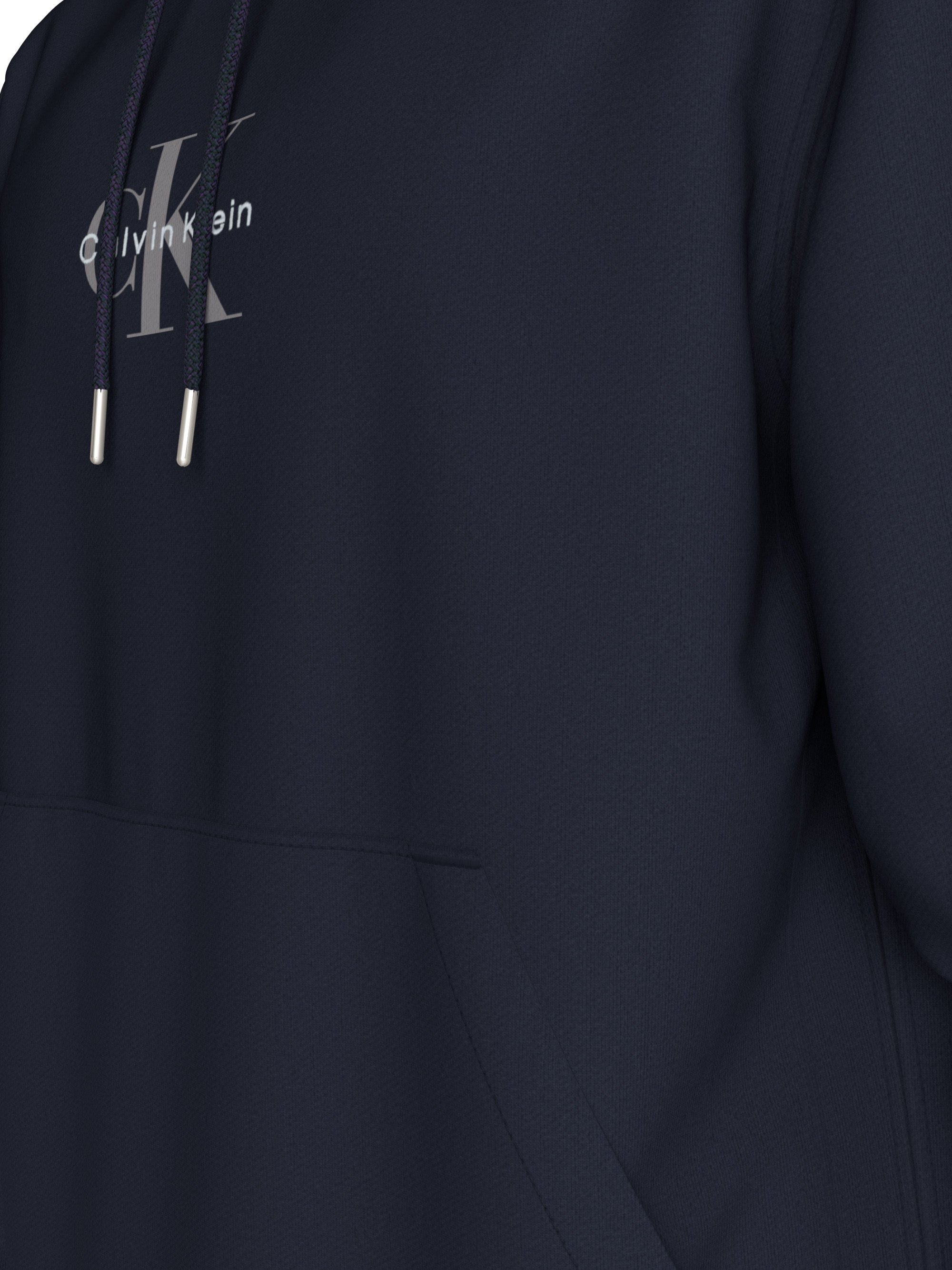 Calvin Klein Jeans Sweatshirt »LS EU 350TERRY MICRO MONOLOGO HO«, Kapuze, regular fit