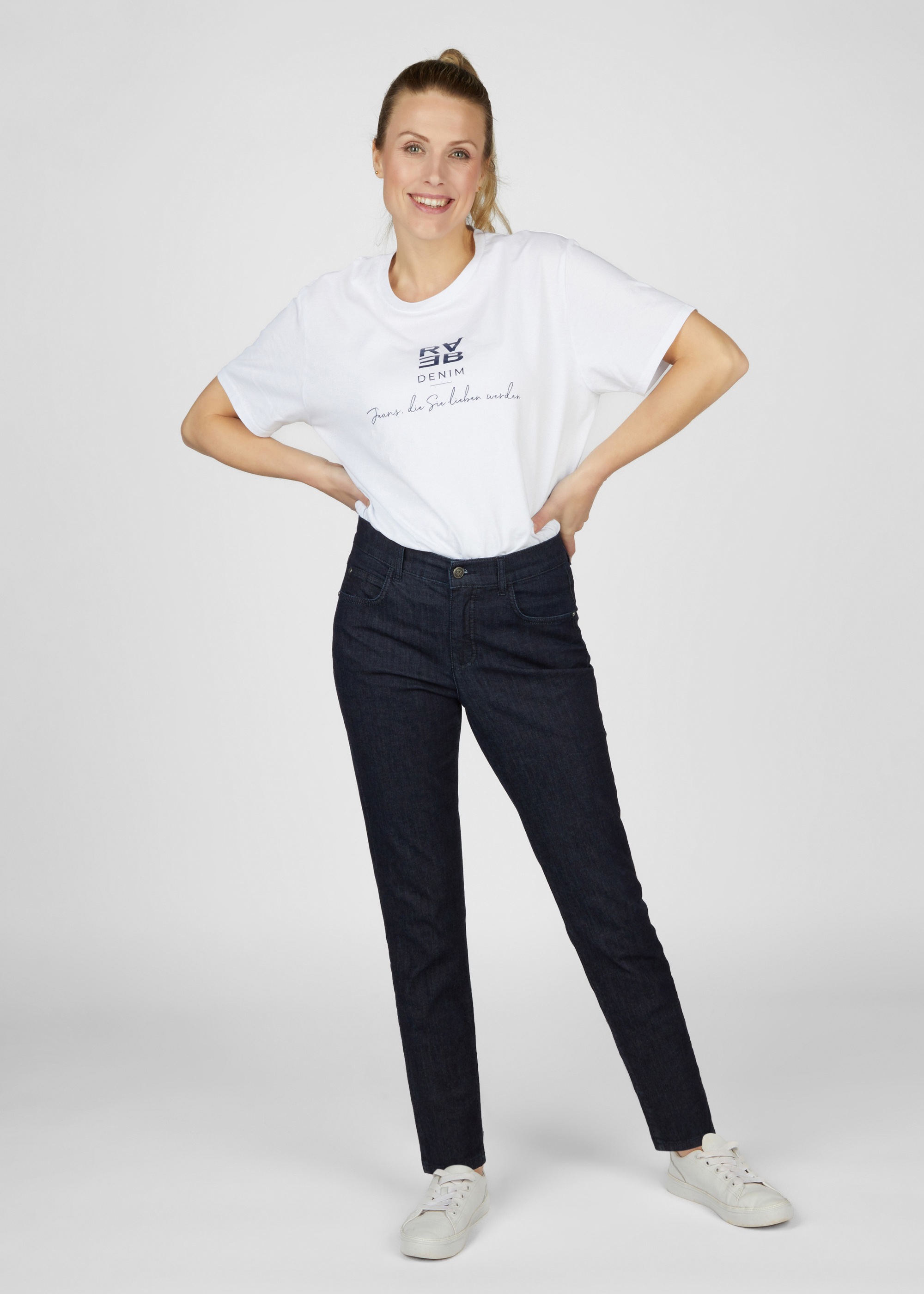 RABE SUNNY Jerseyhose Dunkelblau 46 3