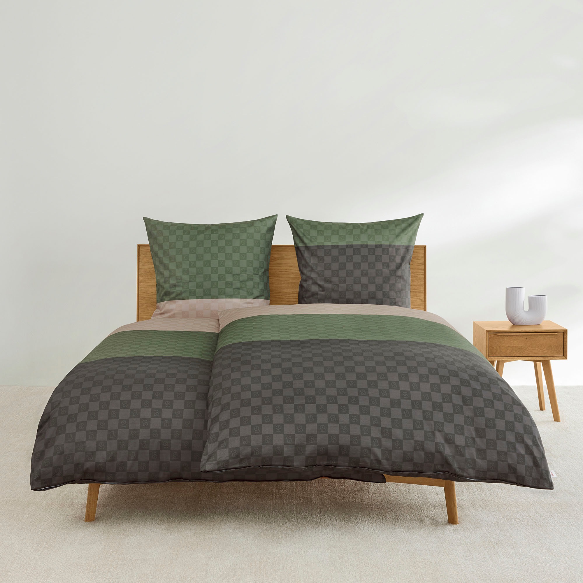 s.Oliver Bettwäsche "Satinbettwäsche s.Oliver" mit Blockstreifen günstig online kaufen