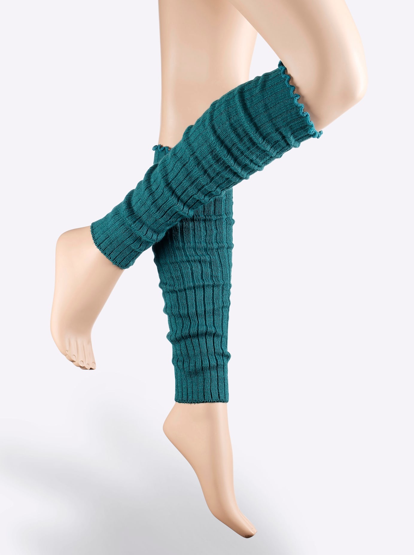 WÄSCHEPUR Damen Stulpensocken, blau, 100% Polyacryl, Socken