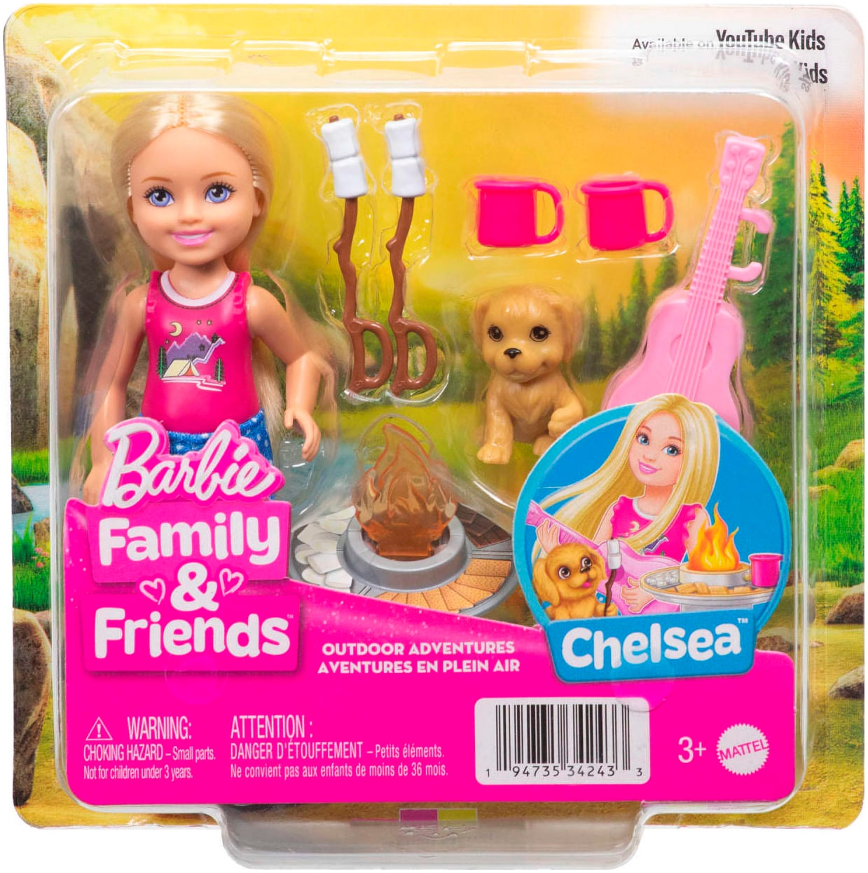 Barbie Anziehpuppe »Barbie Outdoor Adventure Chelsea«