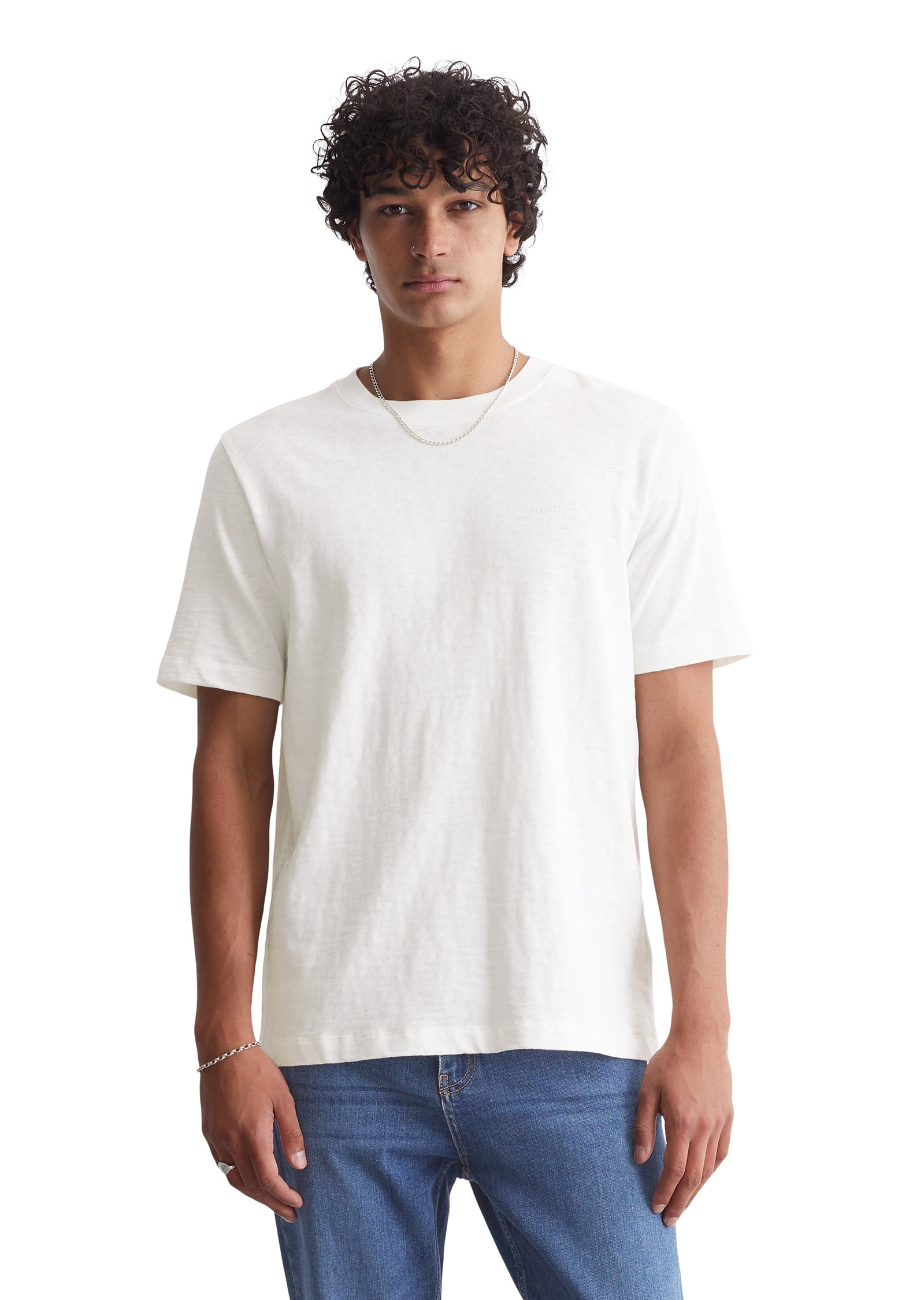 Marc OPolo DENIM T-Shirt "aus softer Slub-Jersey-Qualität" günstig online kaufen