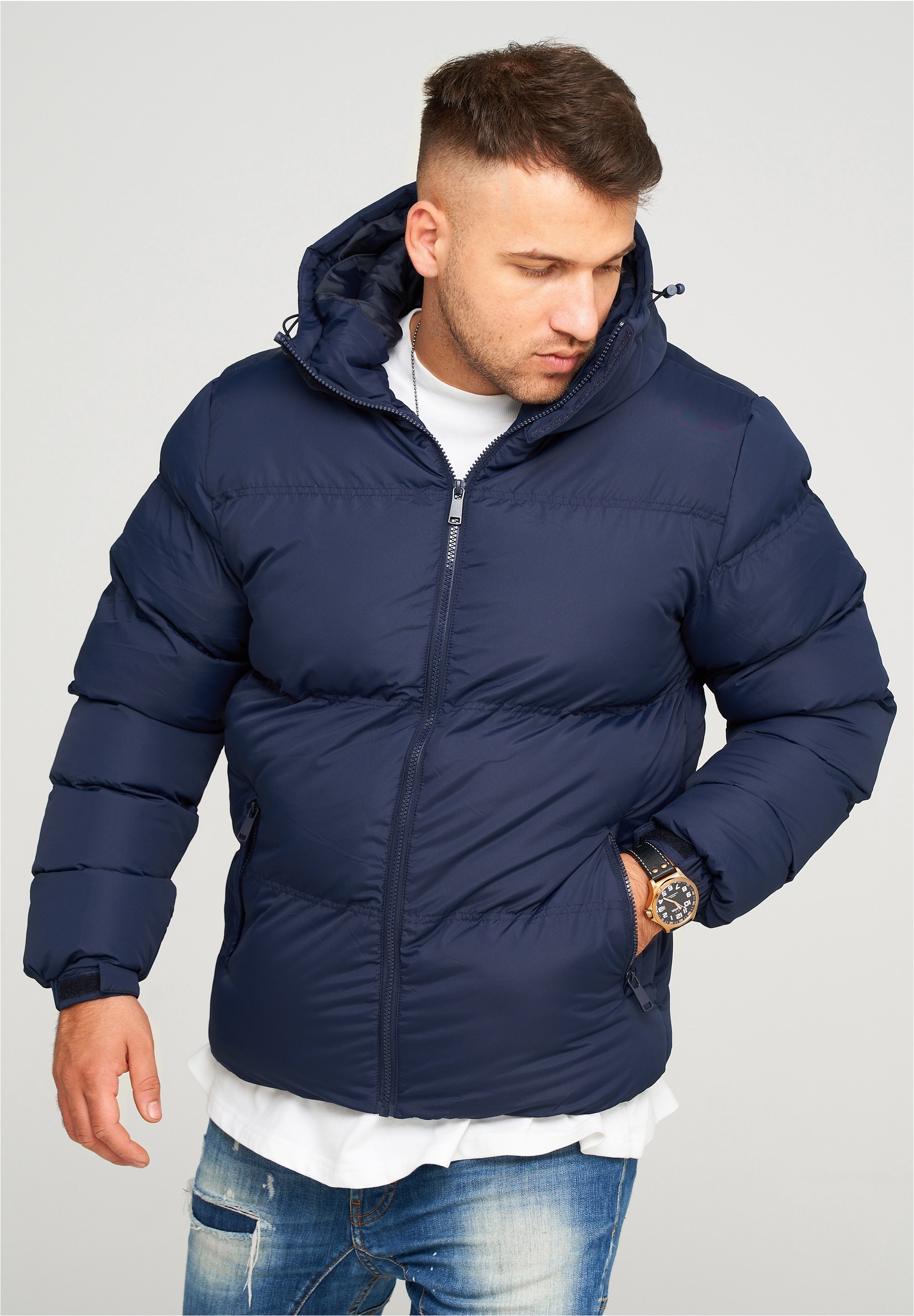 behype Steppjacke »BHROLLIN«, mit Kapuze