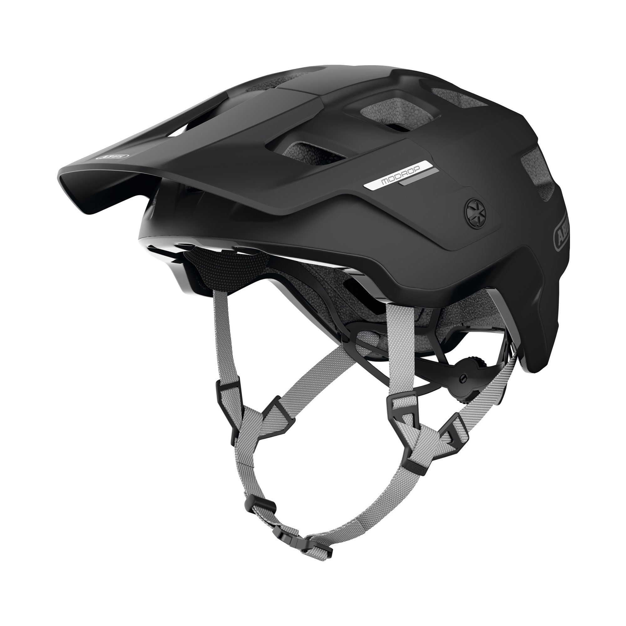 ABUS Fahrradhelm "MODROP", S Kopfumfang: 51cm - 55cm, schwarz, Helme