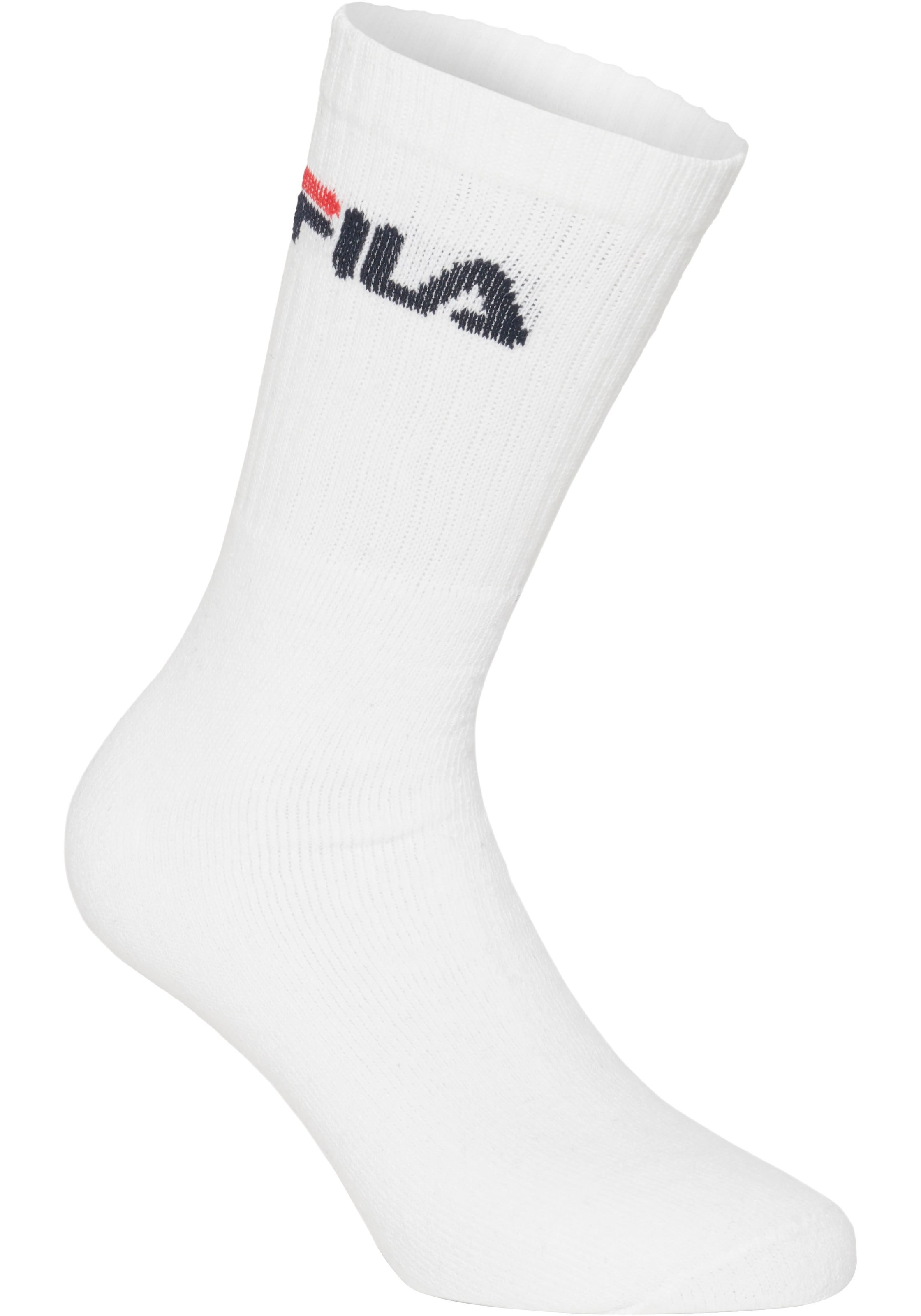 Fila Tennissocken, (3er Pack), mit verstärkten Belastungszonen