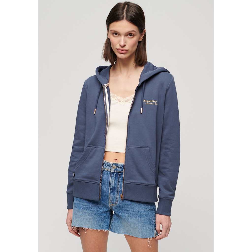 Superdry Kapuzensweatjacke »SU-ESSENTIAL LOGO ZIPHOOD UB«