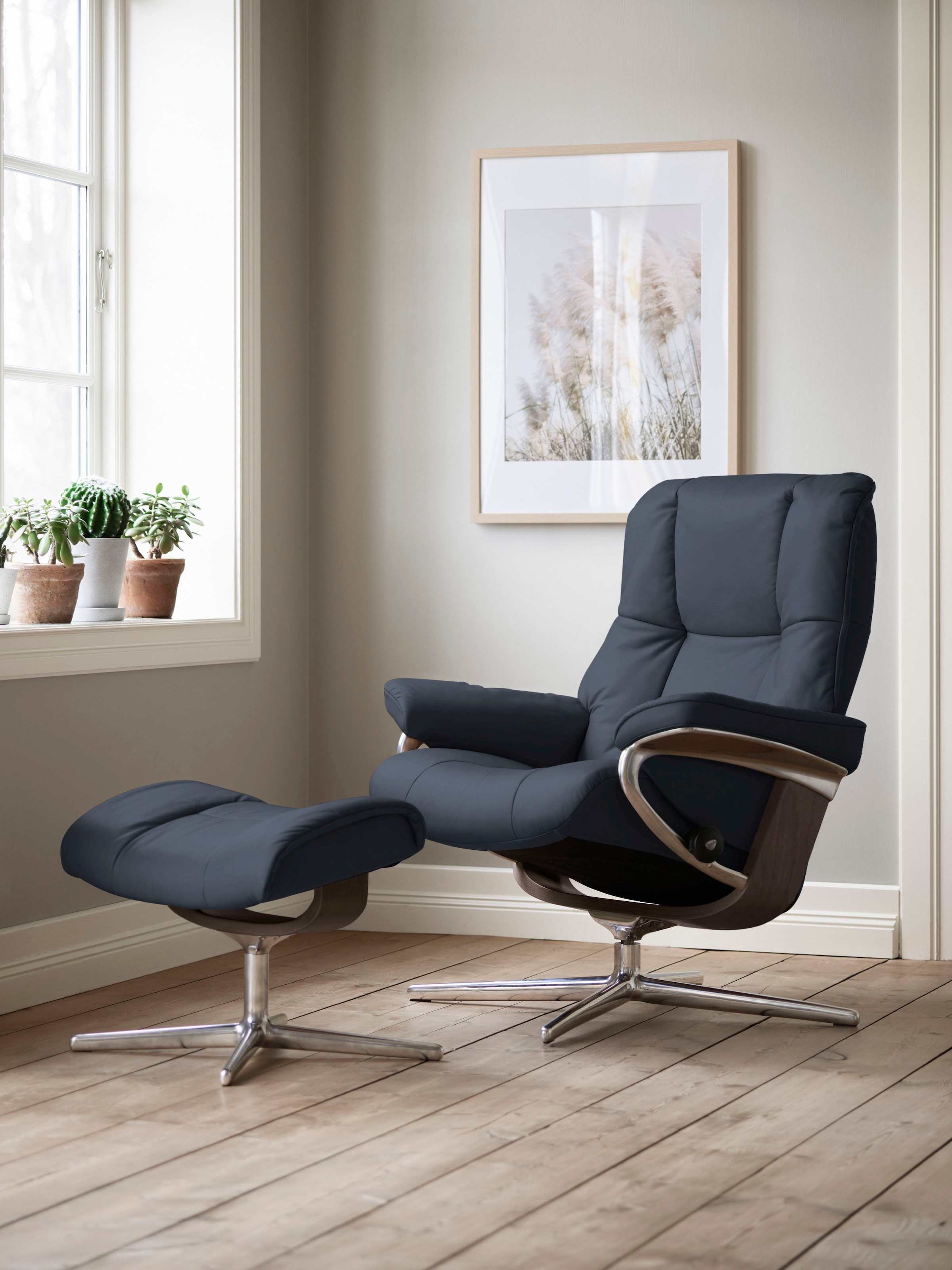 Stressless "Mayfair" mit Cross Base, Größe S, M & L, Holzakzent Wenge günstig online kaufen