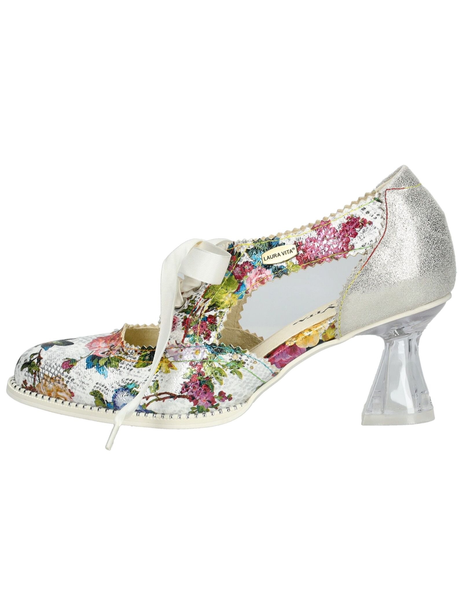 LAURA VITA Schnürpumps »LAURA VITA Pumps Leder/Textil«