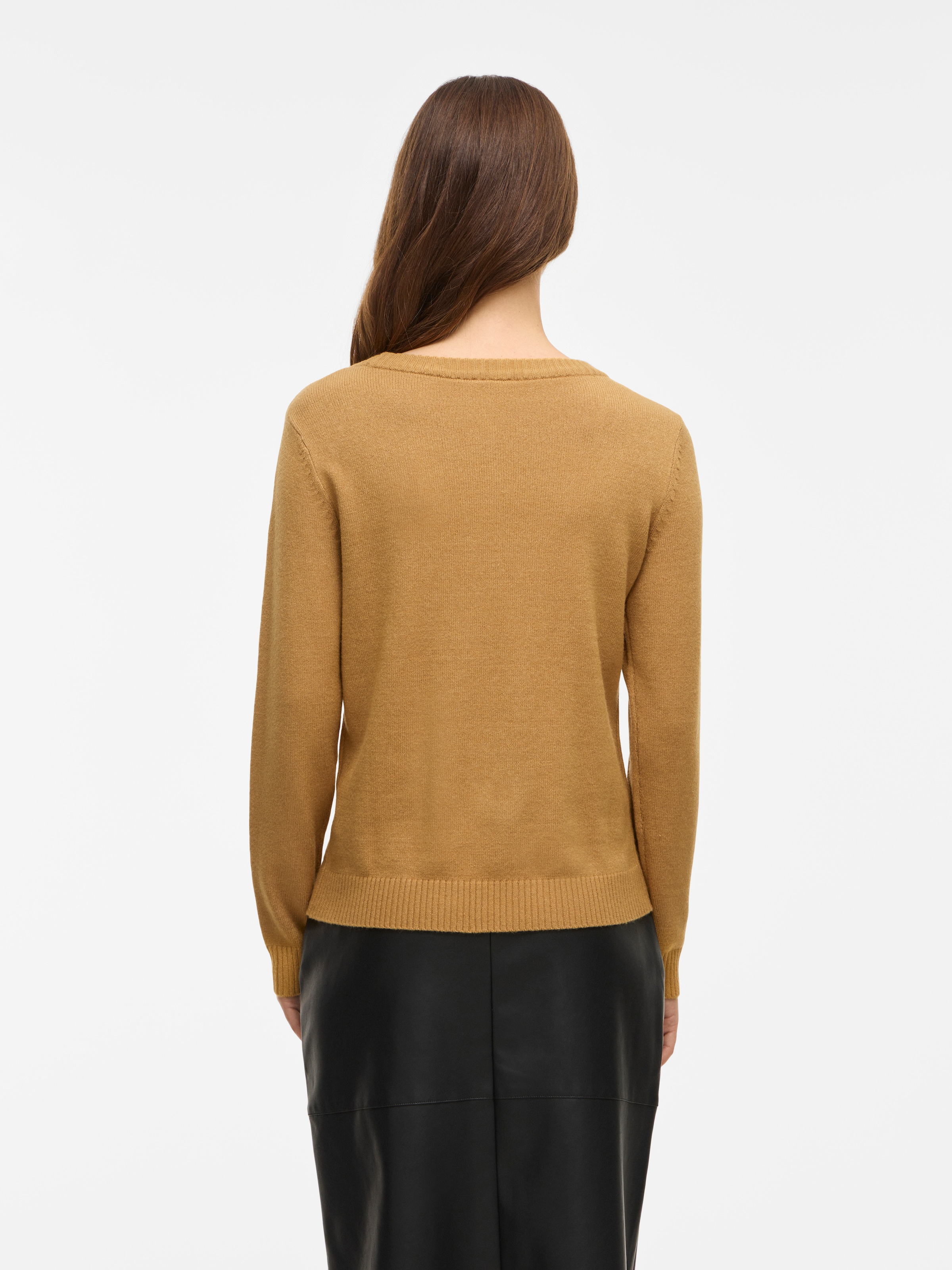 Vila Rundhalspullover "VIRIL O-NECK L/S KNIT TOP - NOOS" günstig online kaufen
